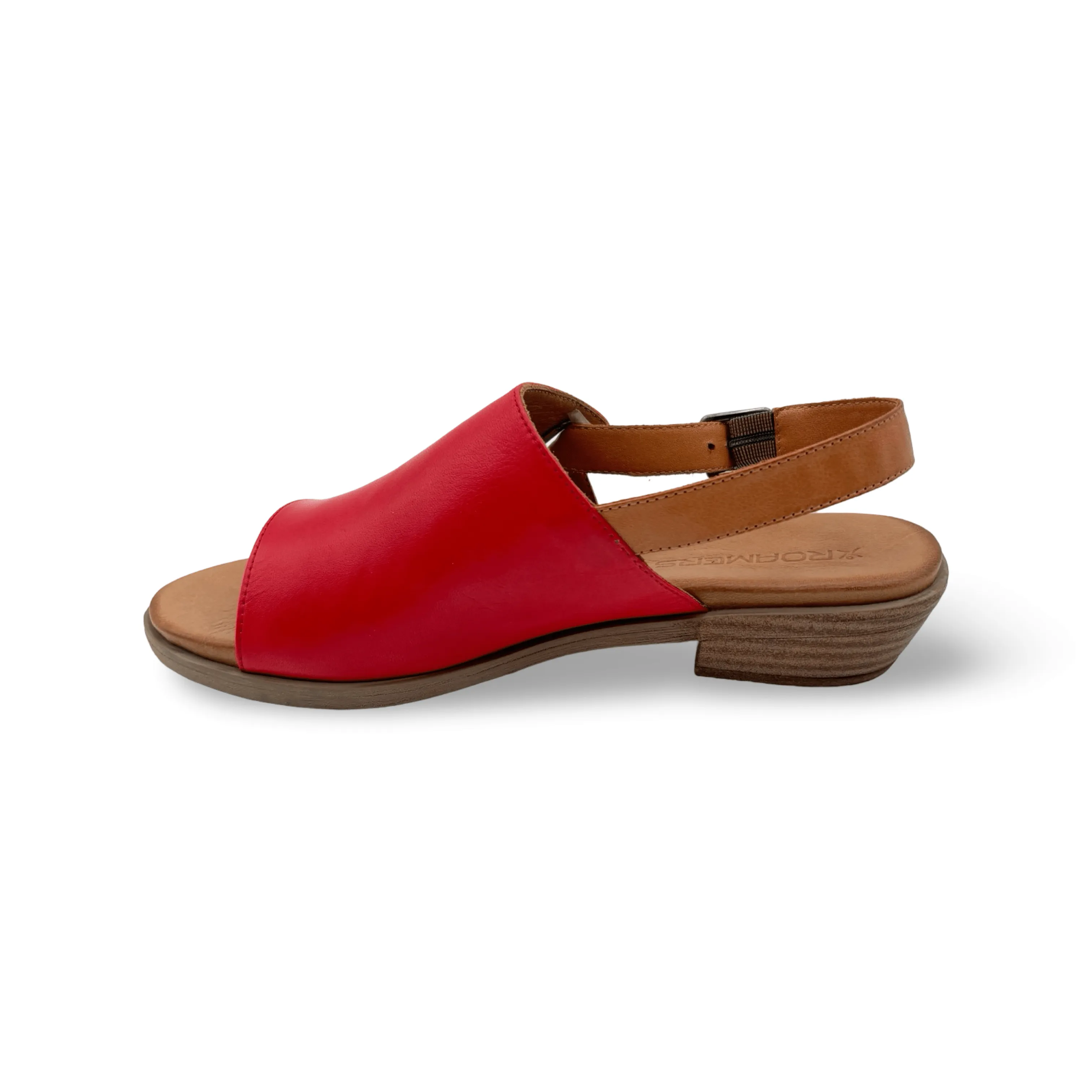 Jude Red Leather Sandal