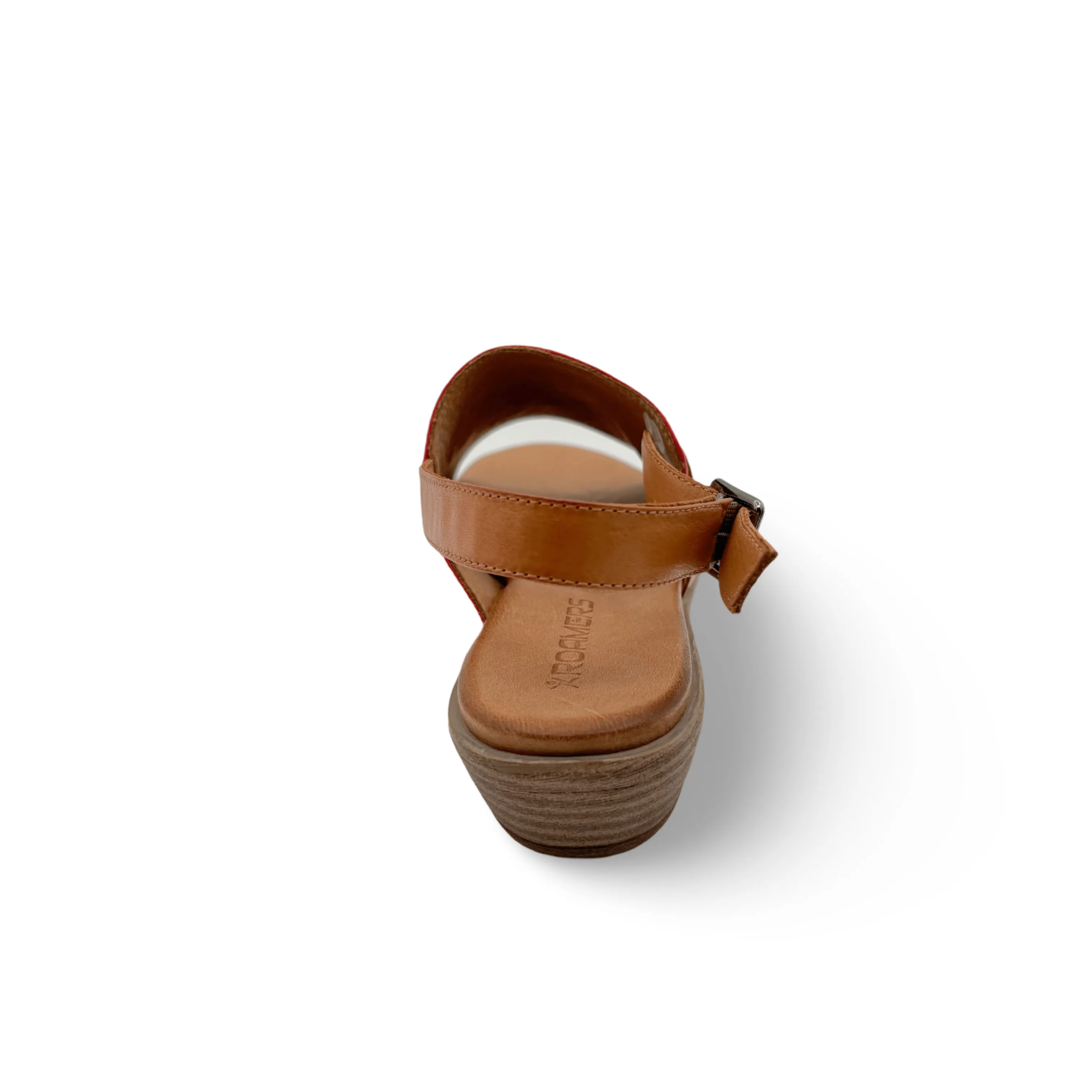 Jude Red Leather Sandal
