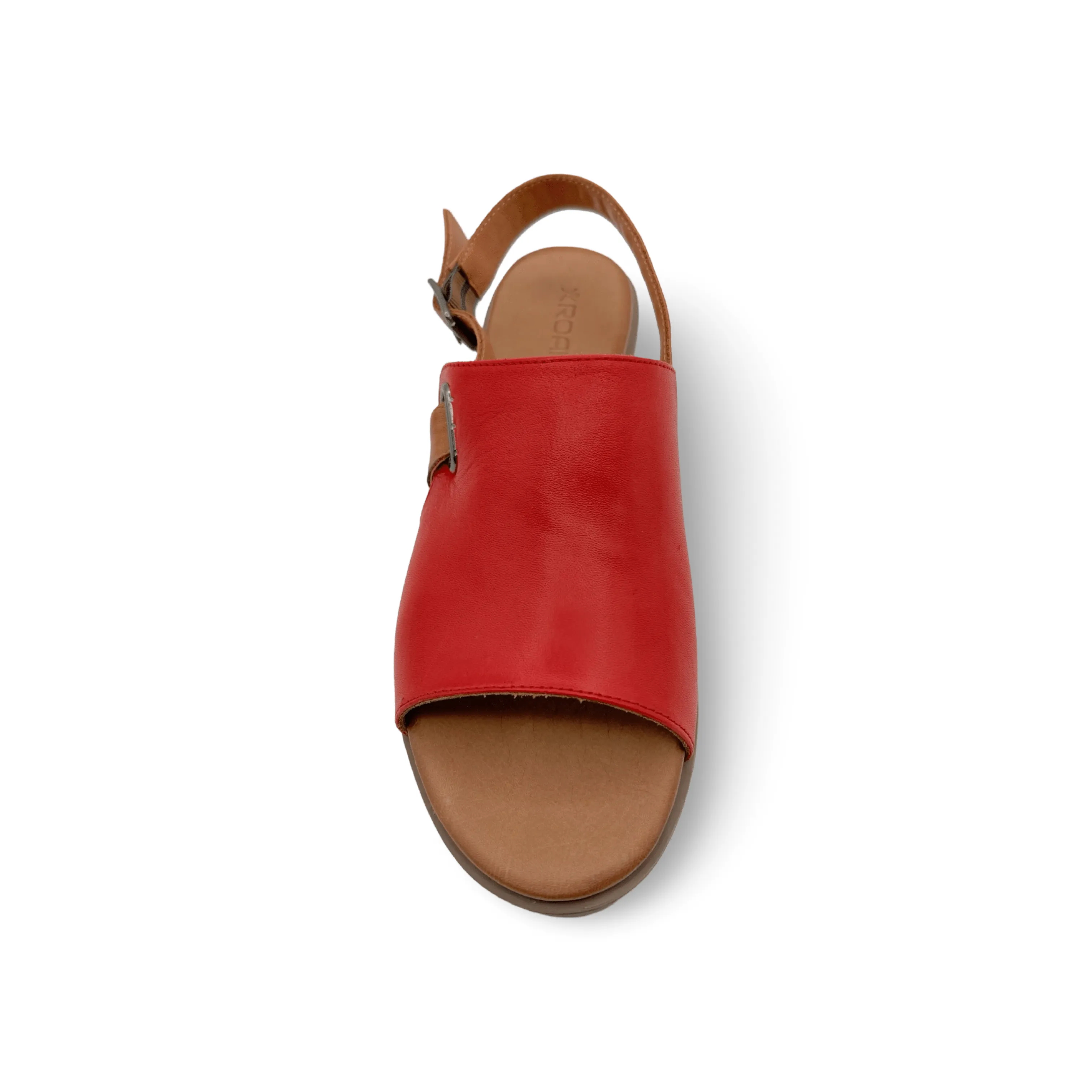 Jude Red Leather Sandal