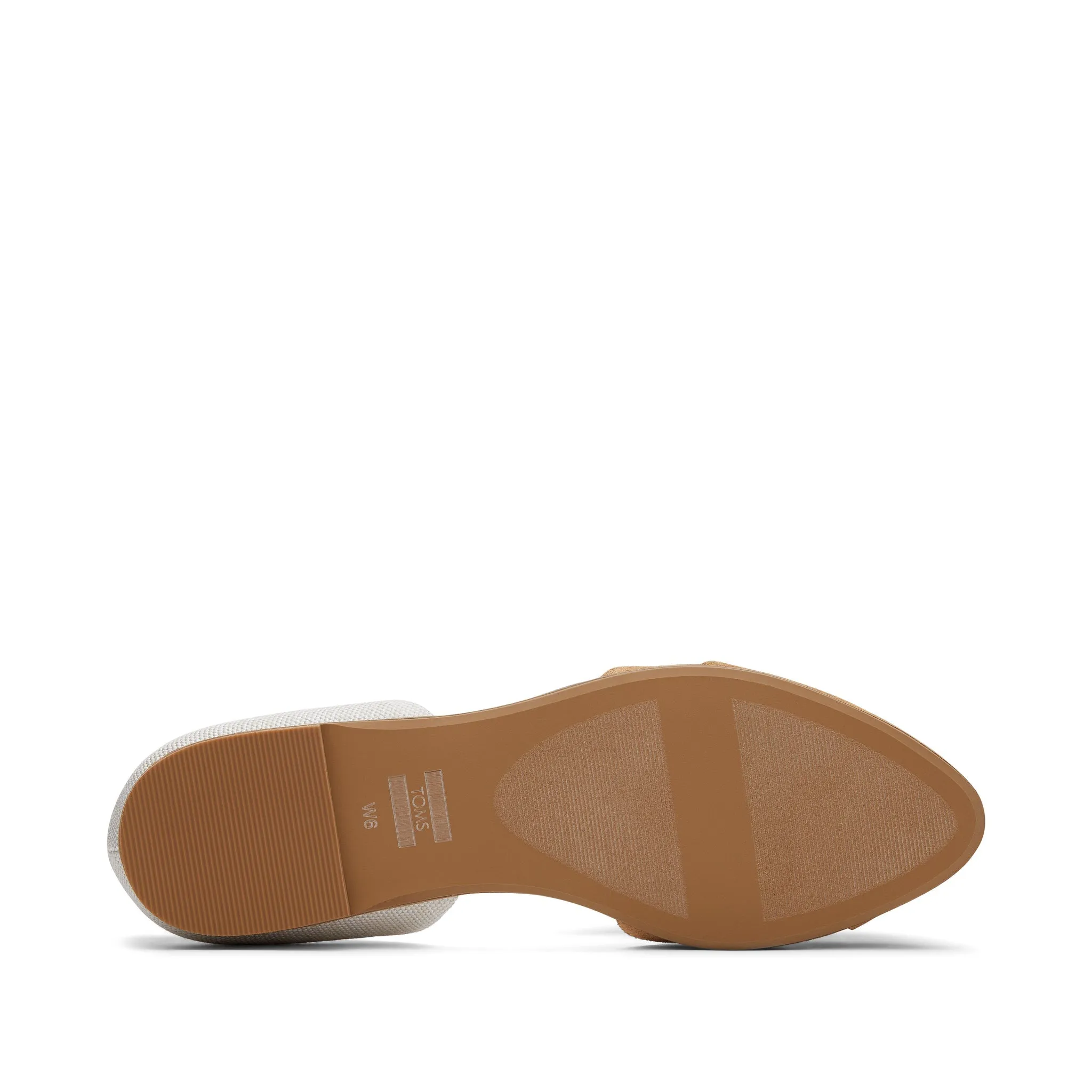 Jutti D'Orsay Tan Suede Leather Flat