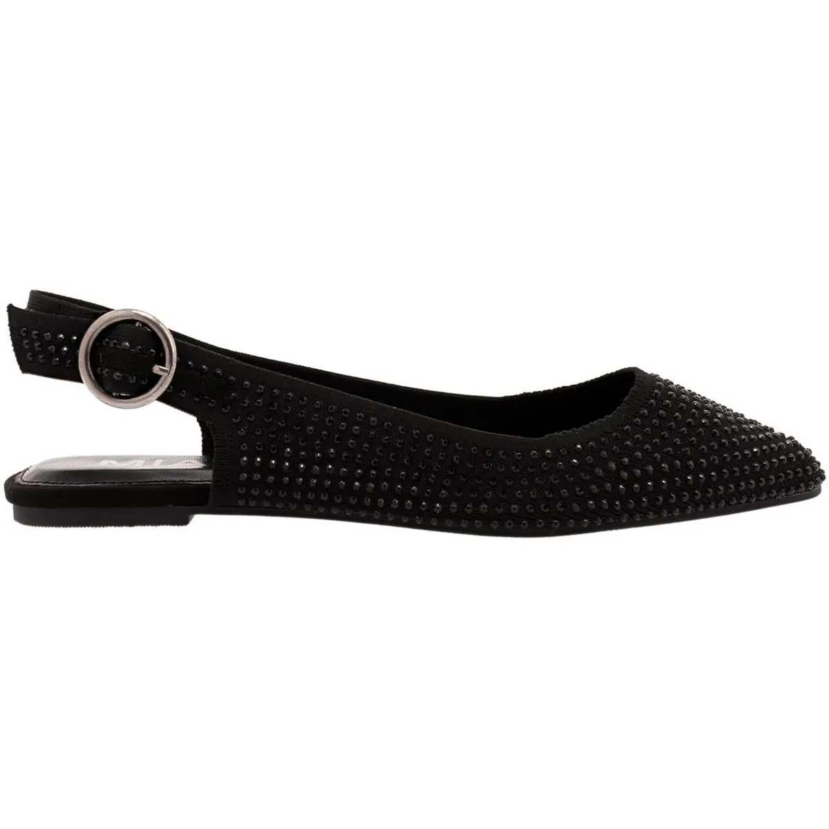 Kathrina Womens Embellished Textured Slingbacks