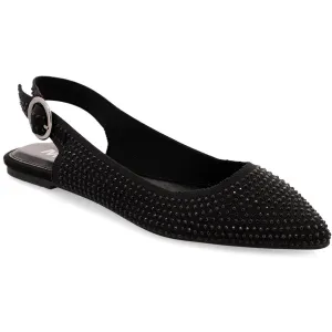 Kathrina Womens Embellished Textured Slingbacks