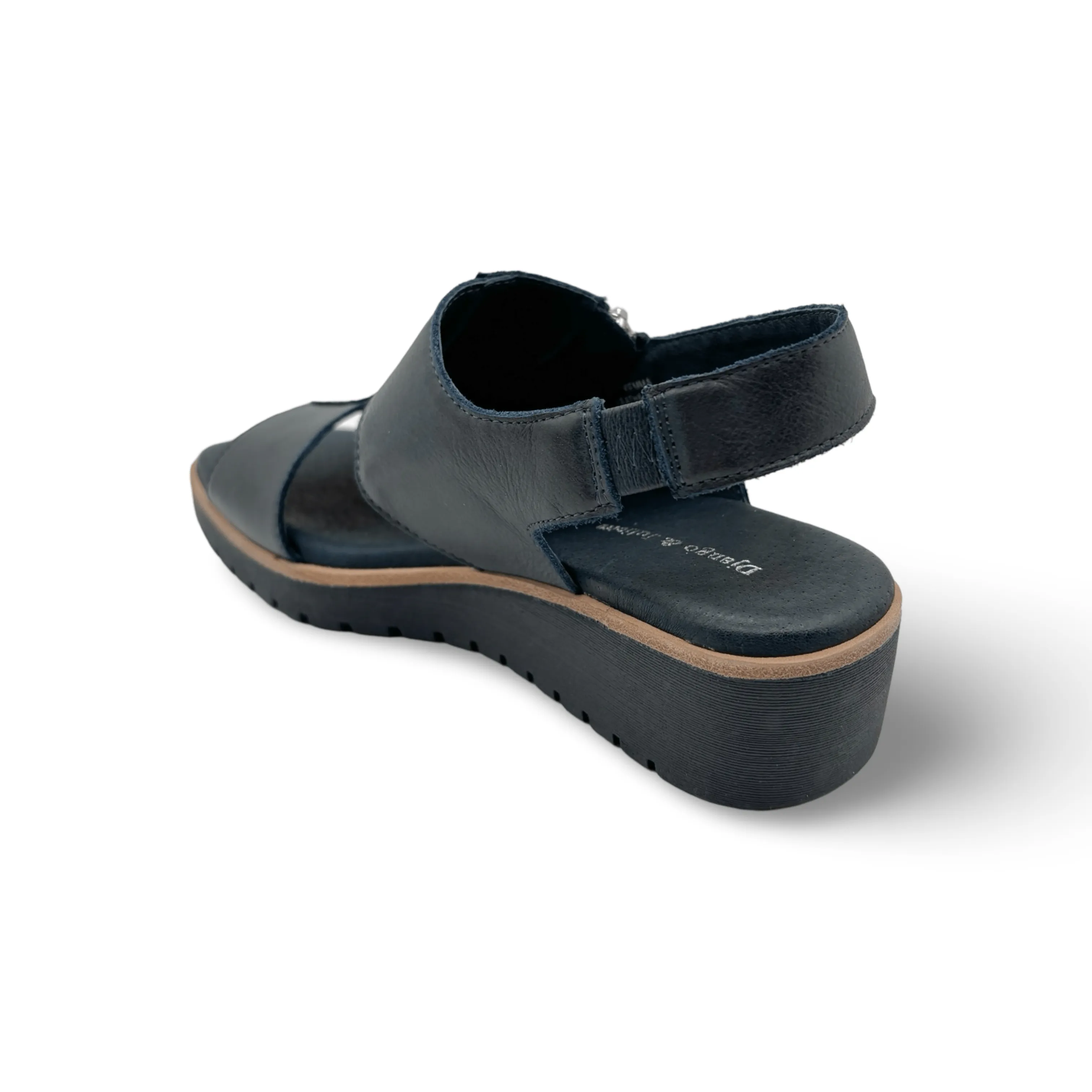 Kemma Navy Platform Sandal