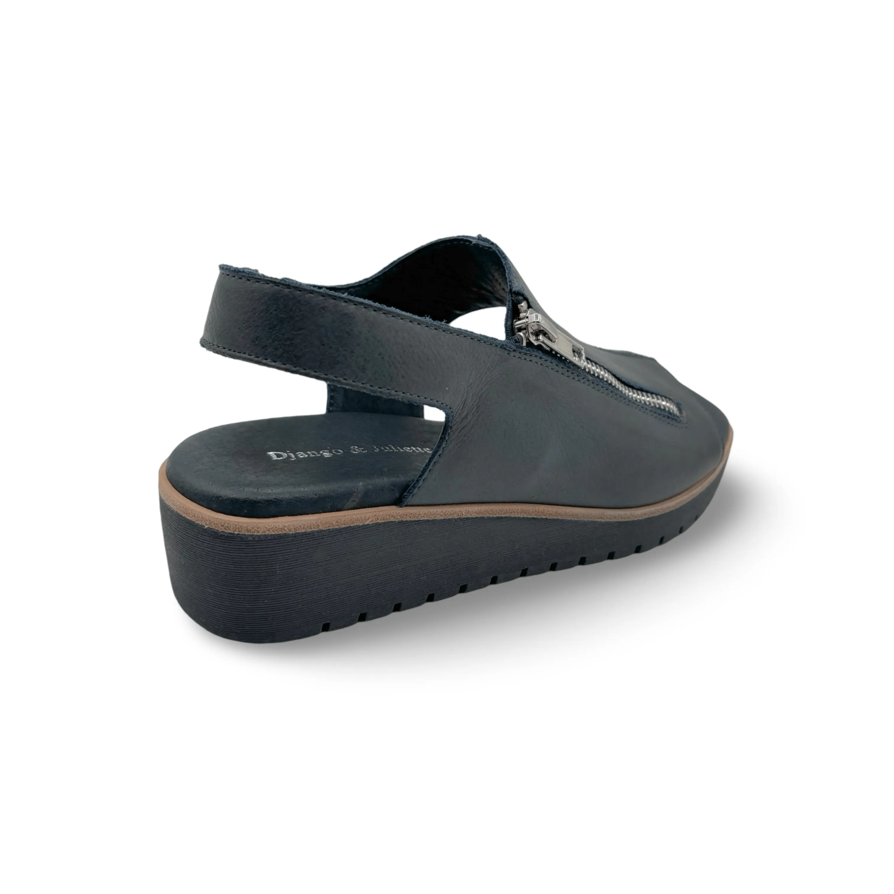 Kemma Navy Platform Sandal