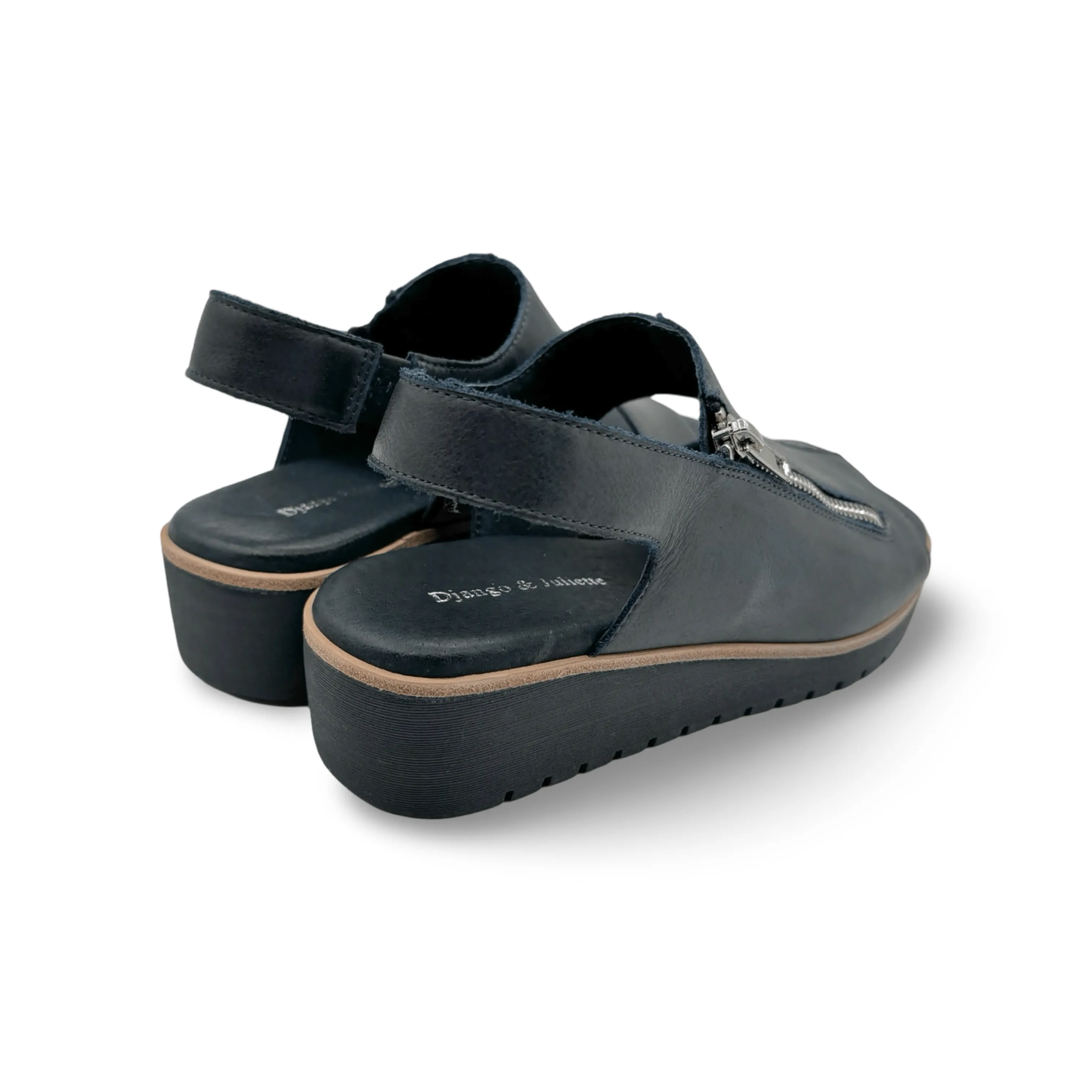 Kemma Navy Platform Sandal
