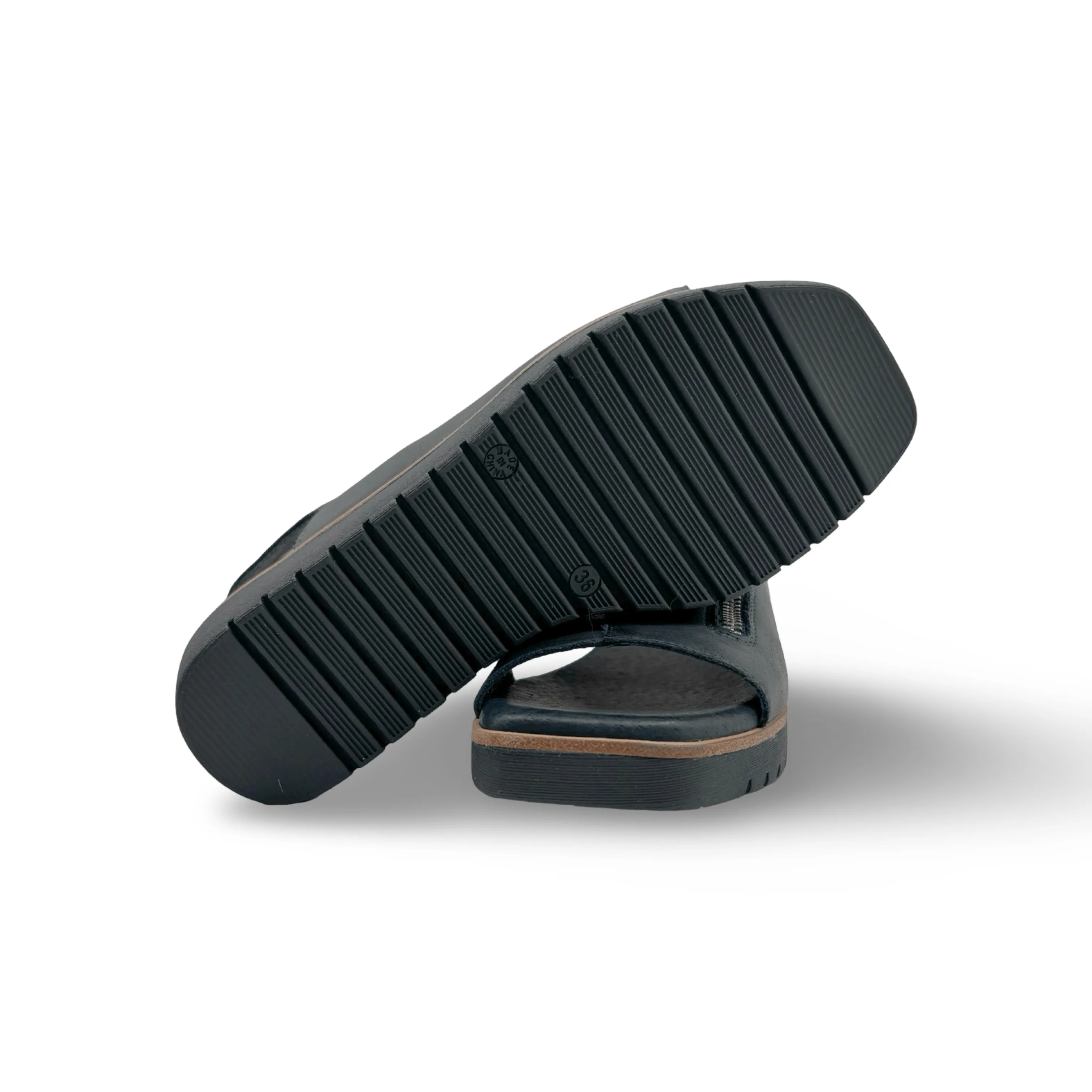 Kemma Navy Platform Sandal