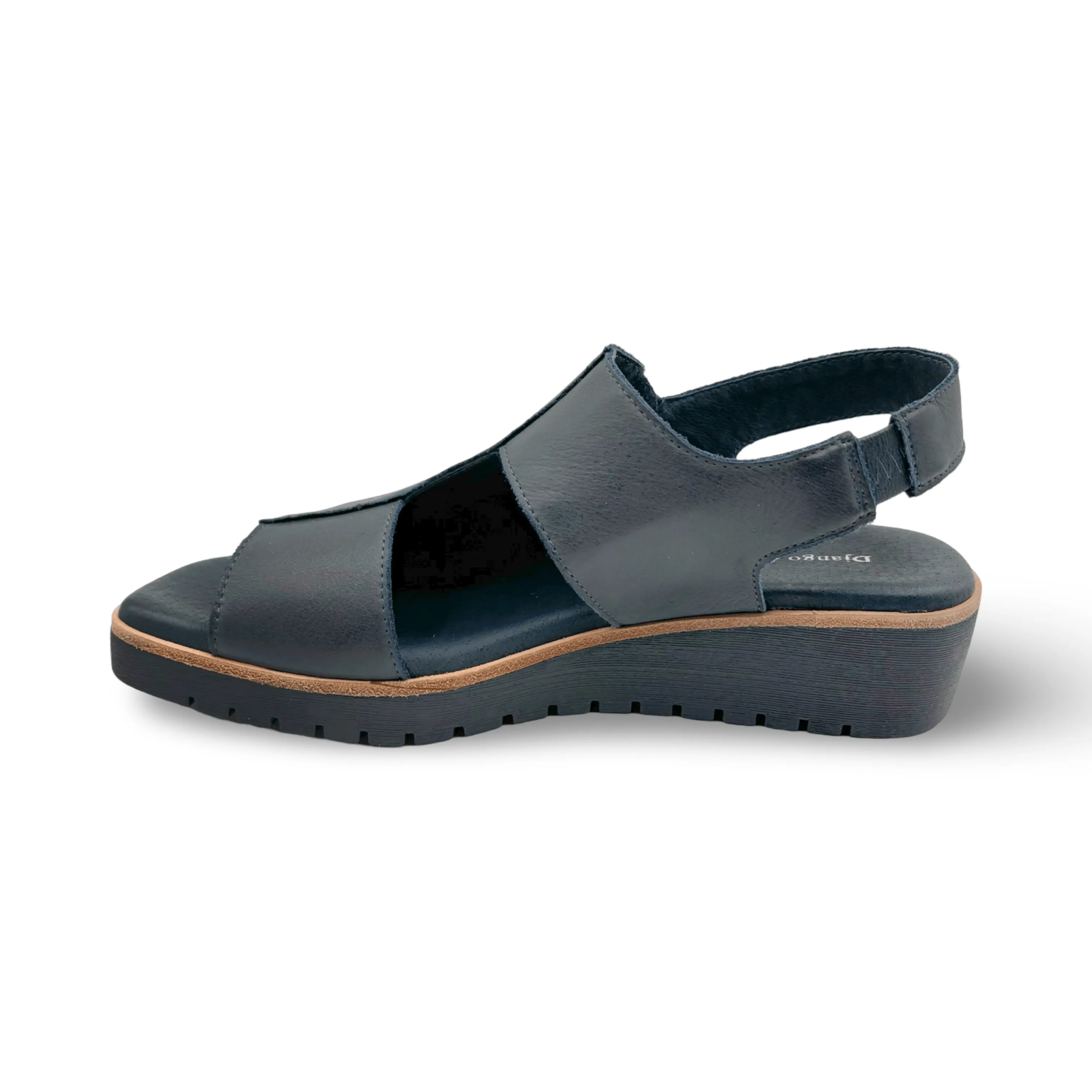 Kemma Navy Platform Sandal
