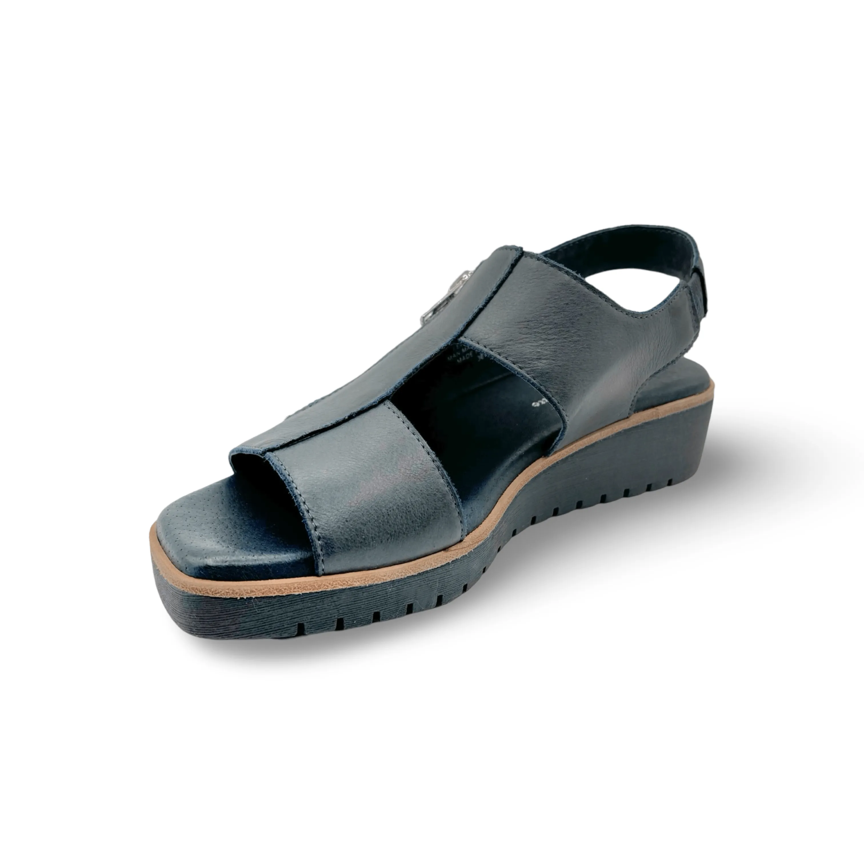 Kemma Navy Platform Sandal