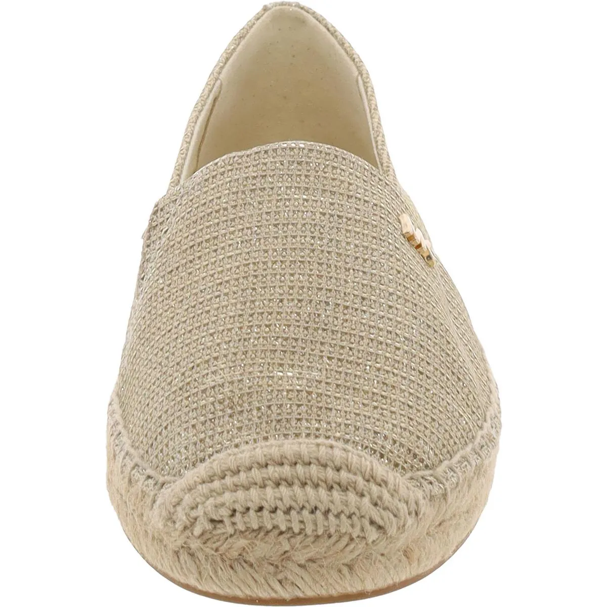 Kendrick  Womens Glitter Slip On Espadrilles