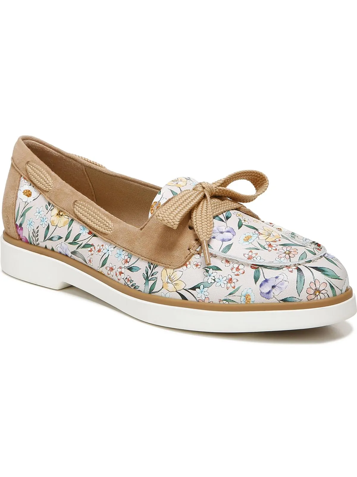 Korrine-Boat Womens Leather Slip On Boat Shoes