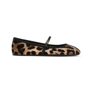 Leopard Cotton Printed Ballerina