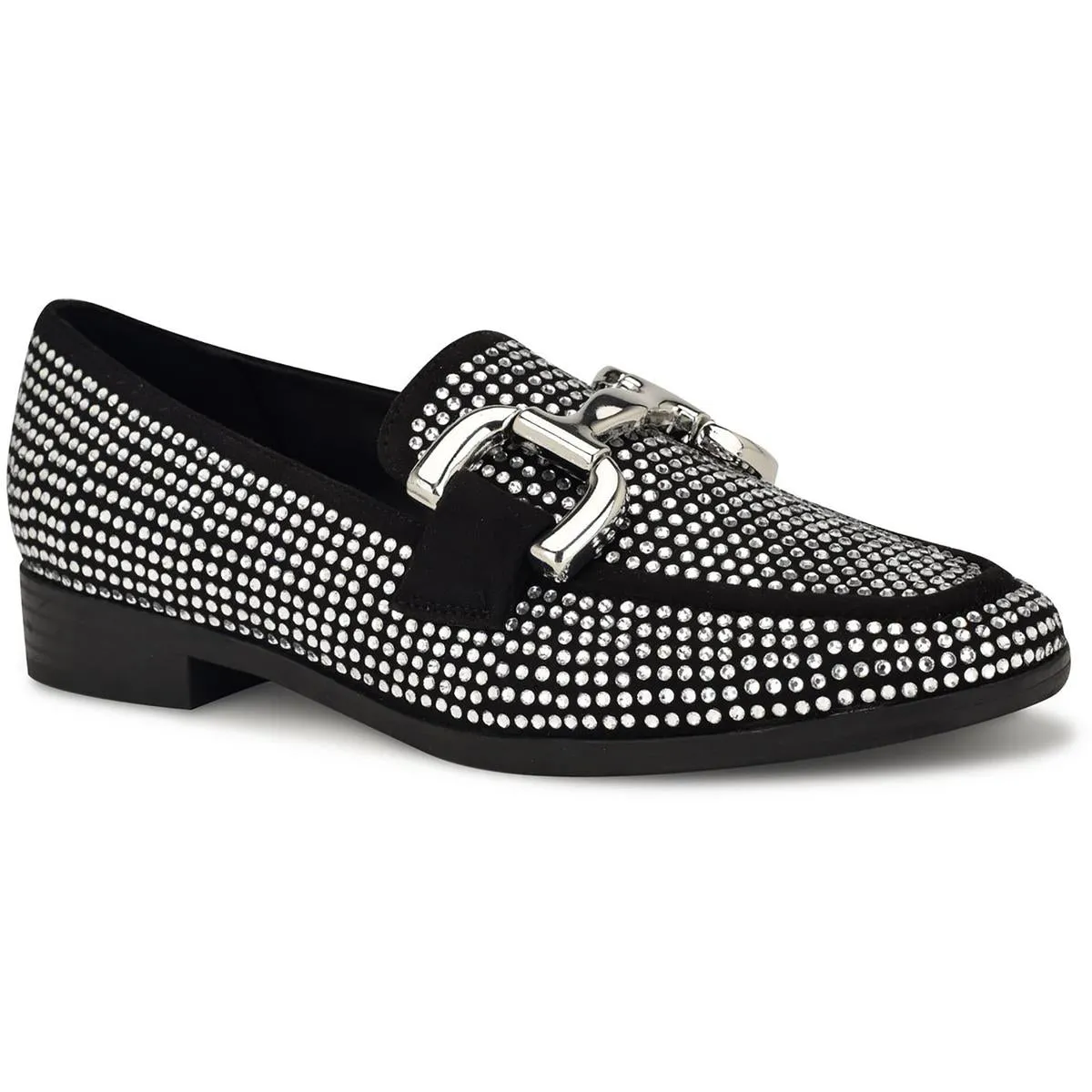 Lilma Womens Embellished Textured Slip-On Sneakers