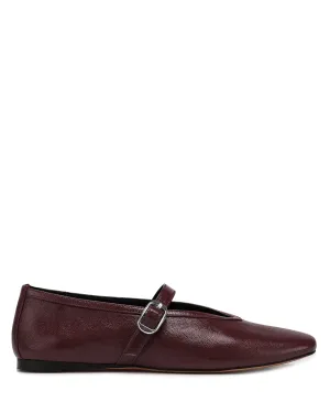Lova Burgundy Leather