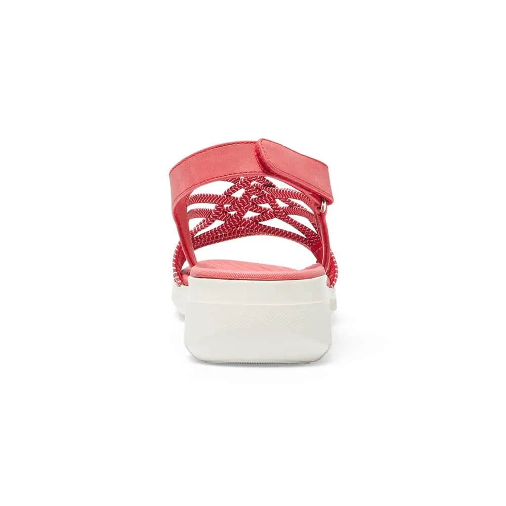 Luna Sandal in Red