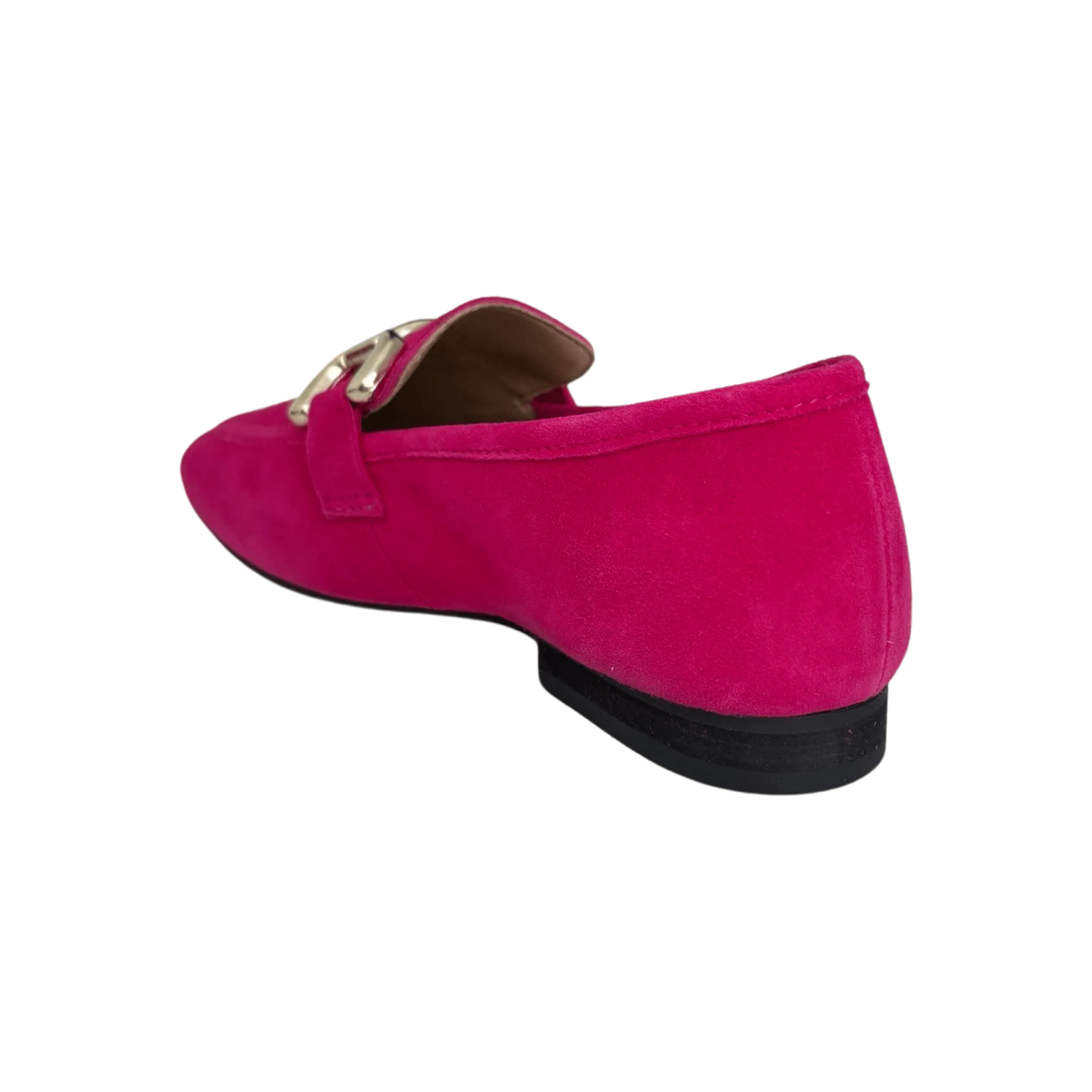 Macie Fuchsia Suede Loafer