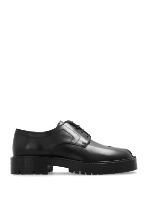 Maison Margiela Leather `tabi` Shoes