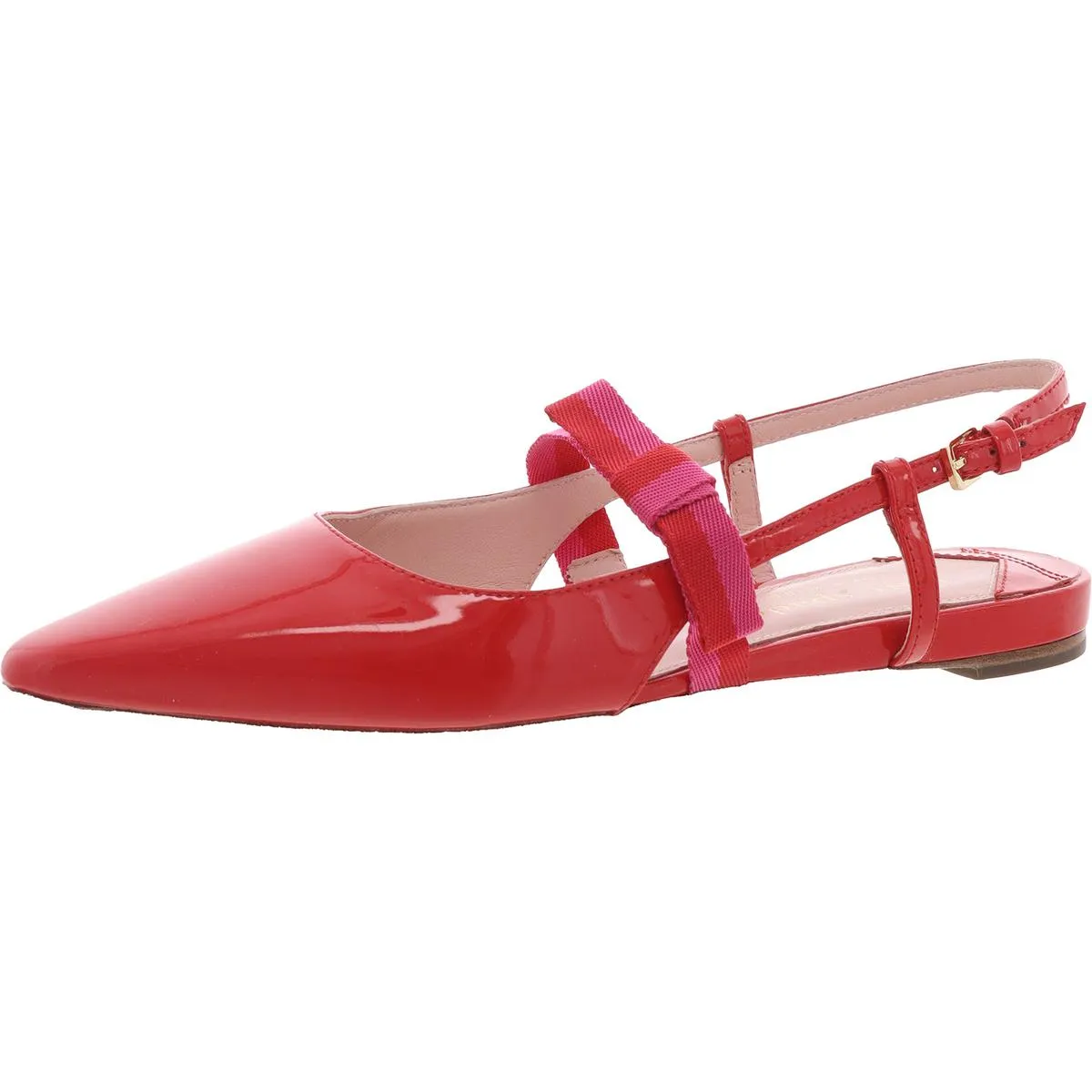 Maritza Womens Bow Suede Slingbacks