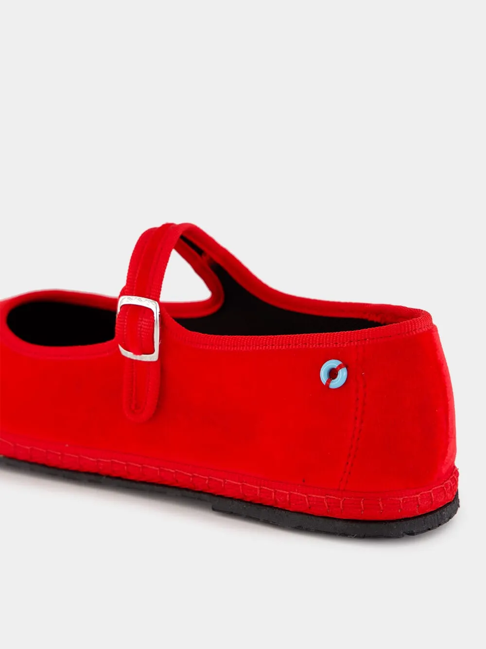 Mary Jane in Red Refosco Velvet