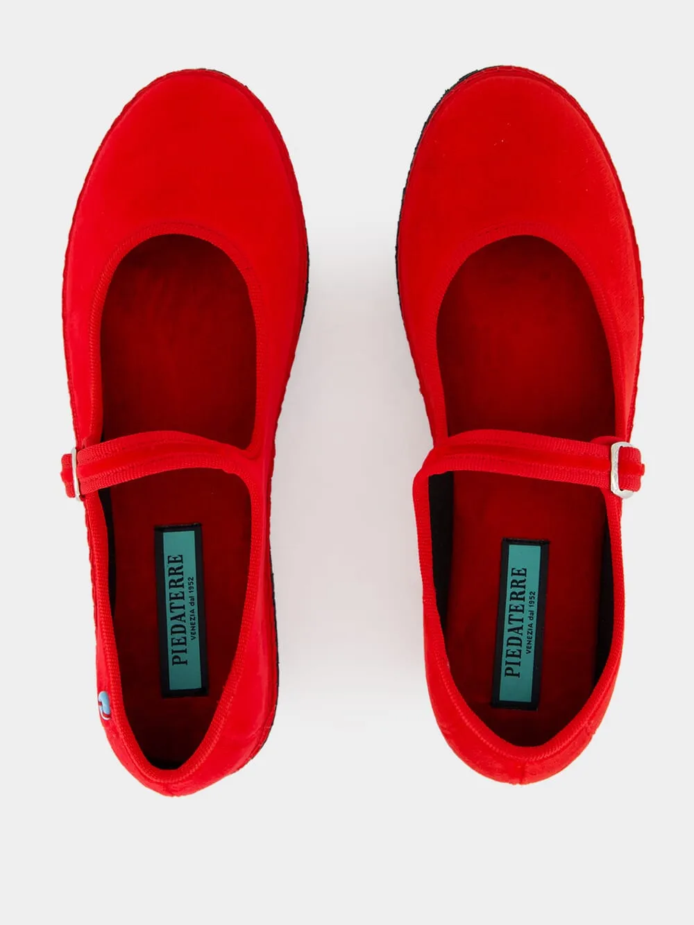 Mary Jane in Red Refosco Velvet