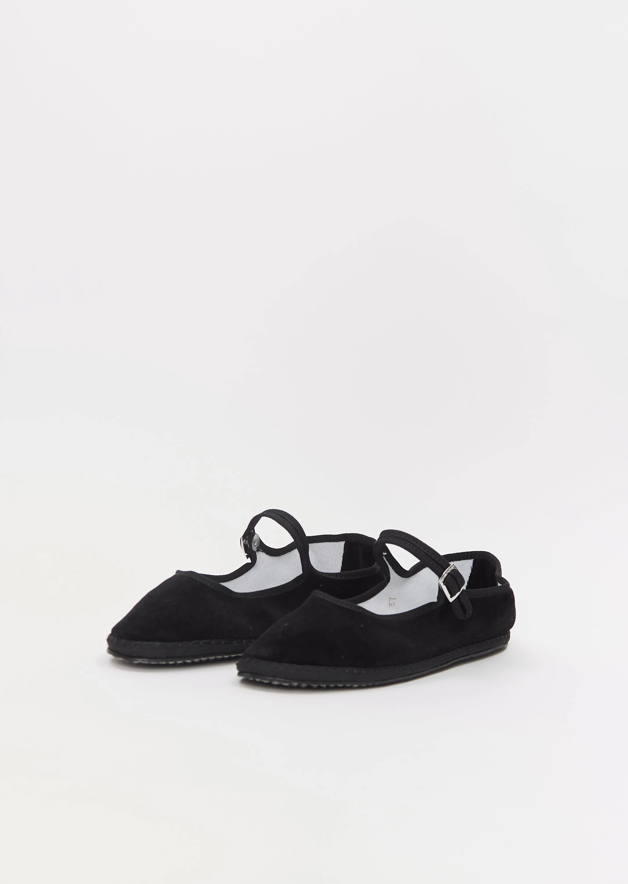 Mary Jane Paj Velvet Ness  Black