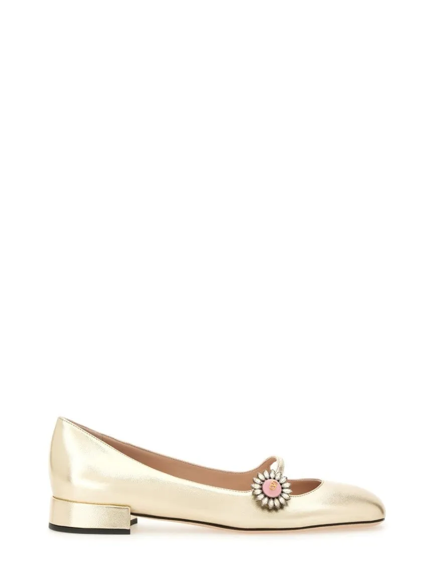Mary-Jane Preshoes" Ballerina In Kidskin