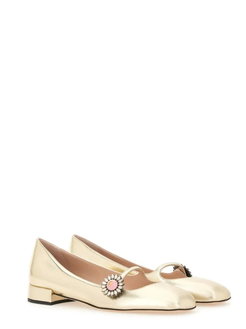 Mary-Jane Preshoes" Ballerina In Kidskin