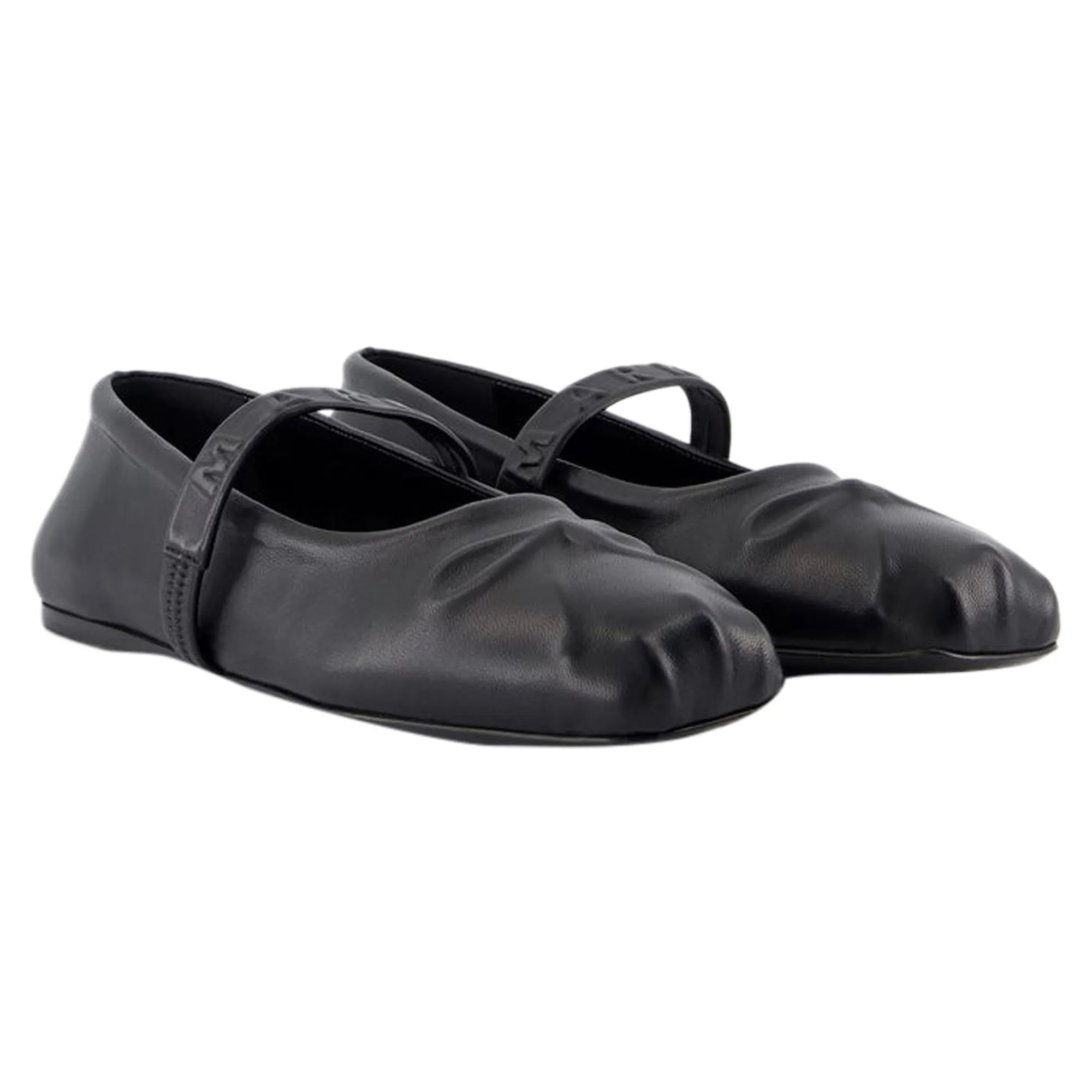 Mary Jane Sneakers - Marni - Leather - Black