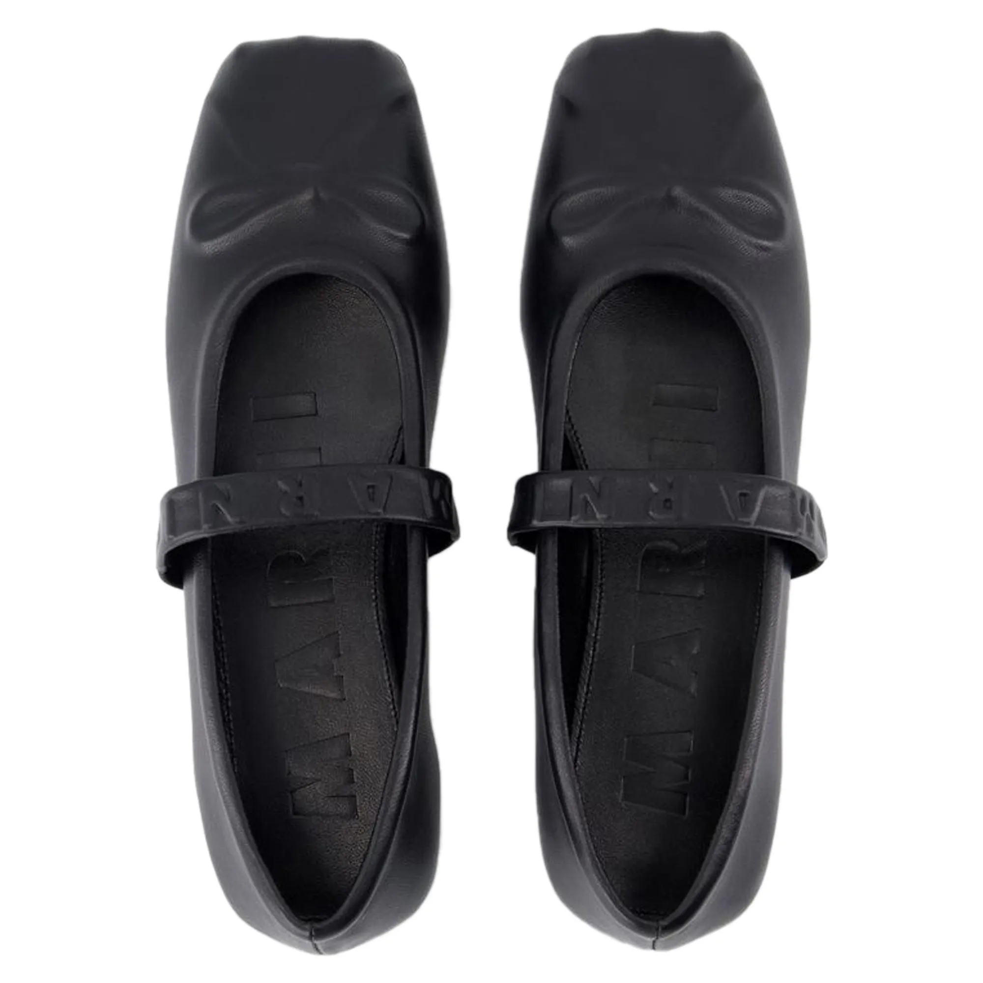 Mary Jane Sneakers - Marni - Leather - Black
