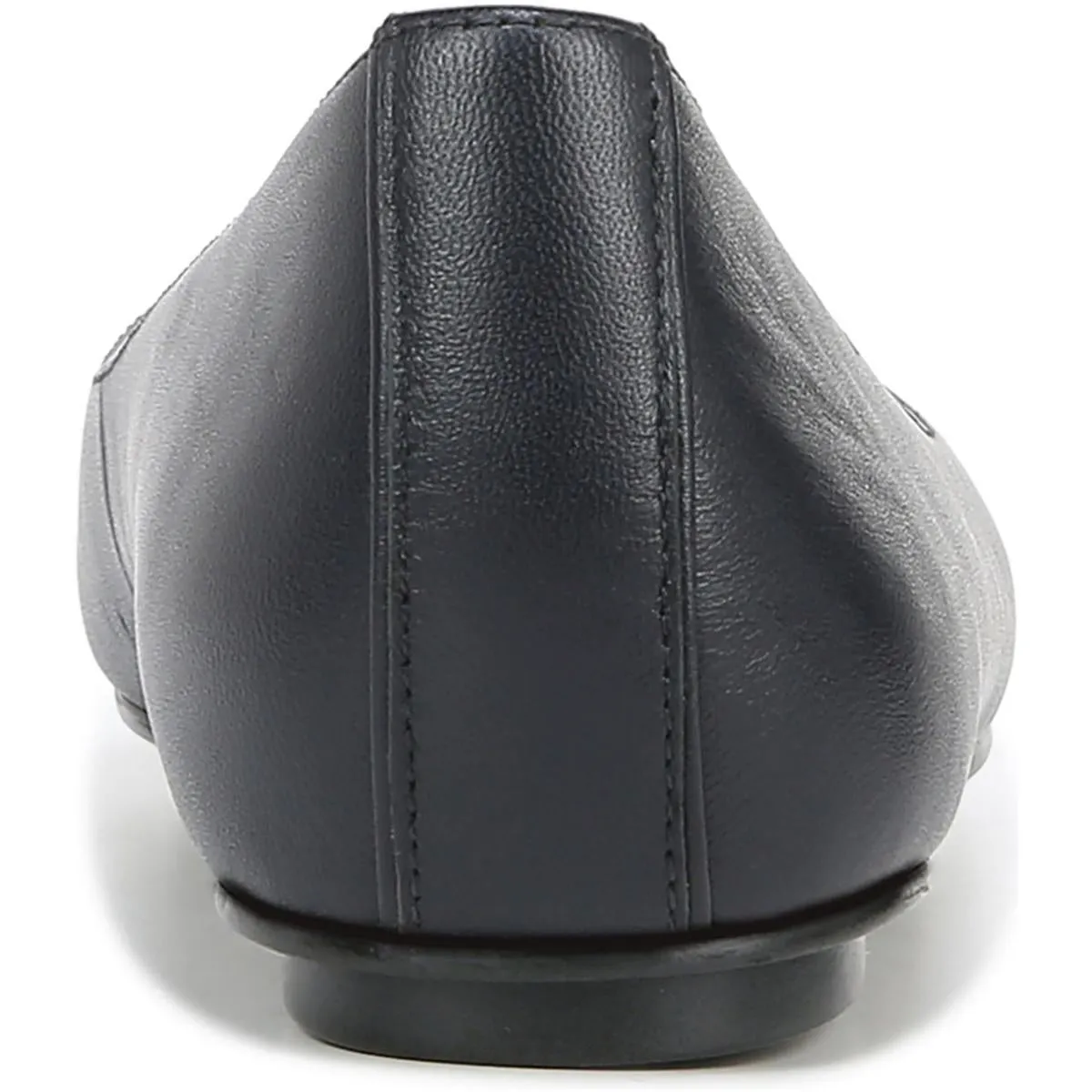 Maxwell Womens Leather Toe Cap Ballet Flats