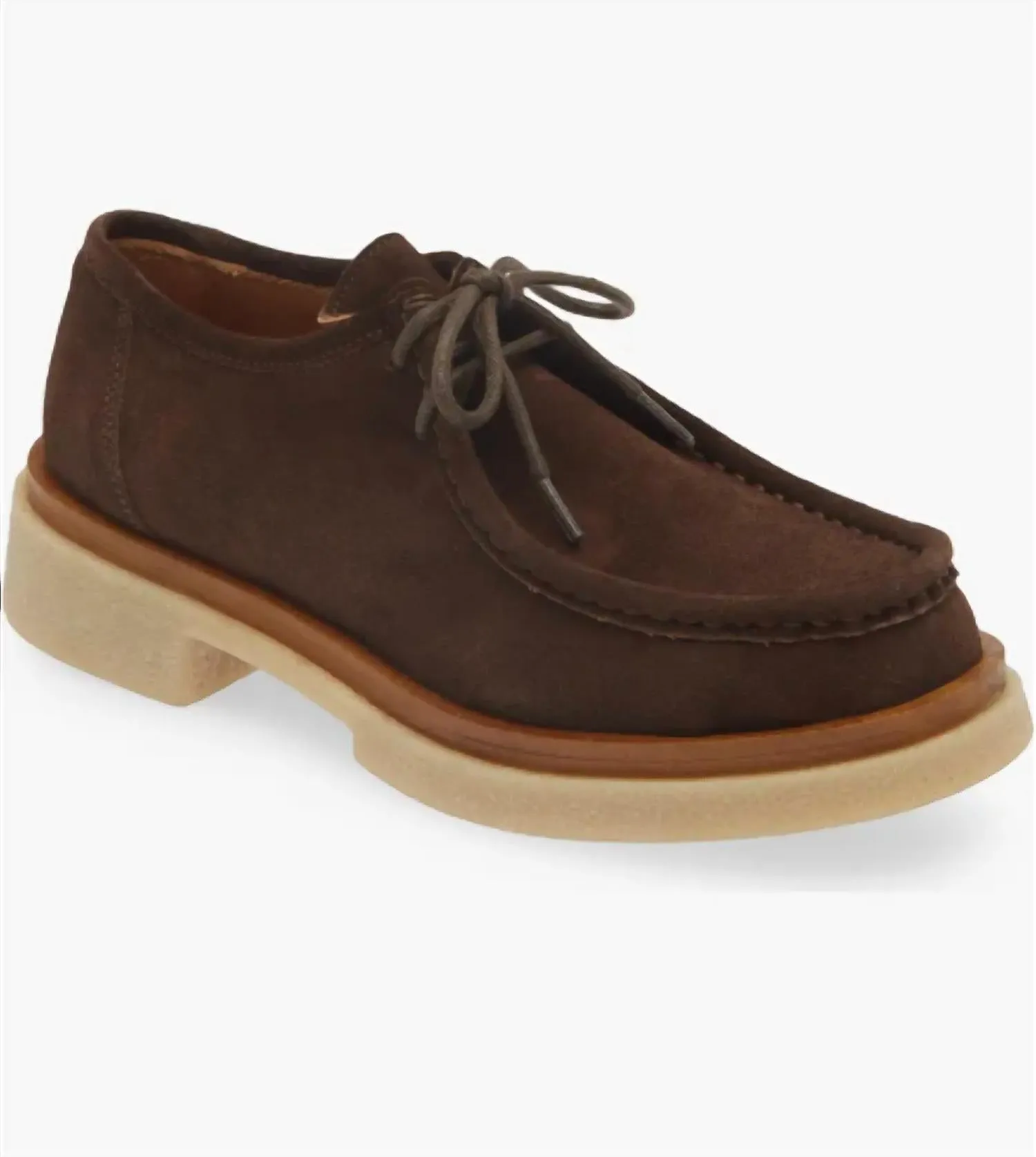 Maya Loafer In Brown Suede