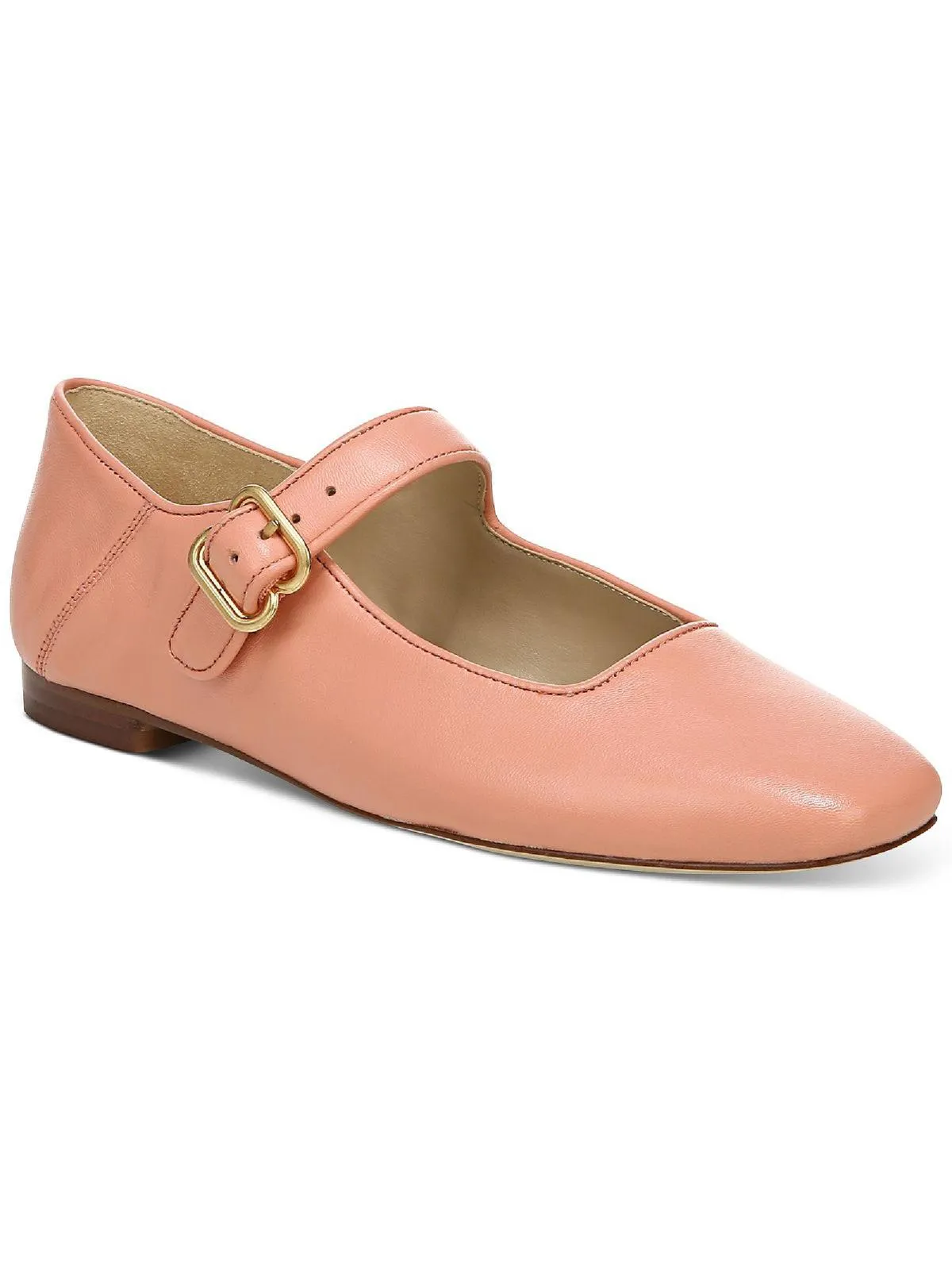 Michaela Womens Buckle Square Toe Mary Janes