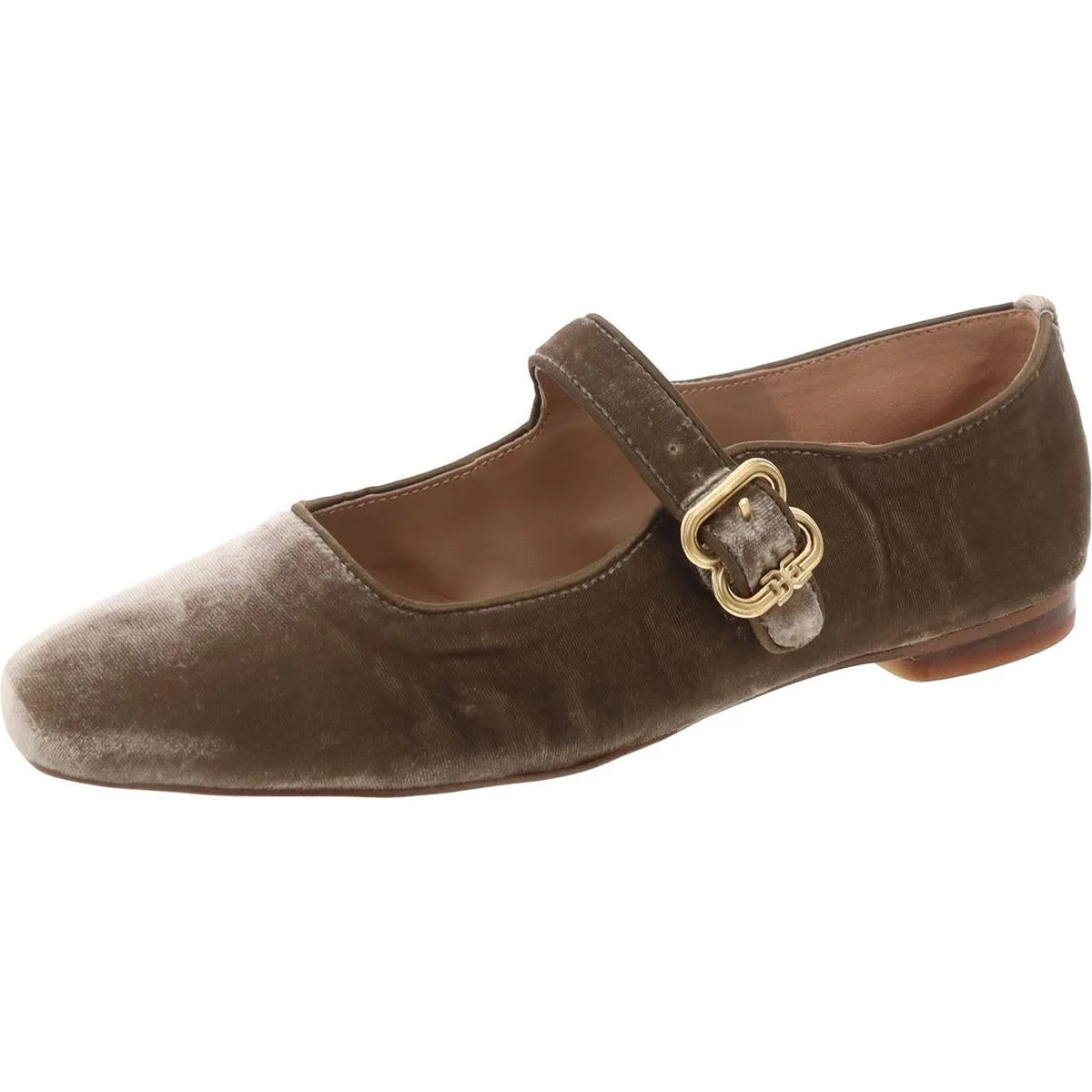 Michaela Womens Buckle Square Toe Mary Janes