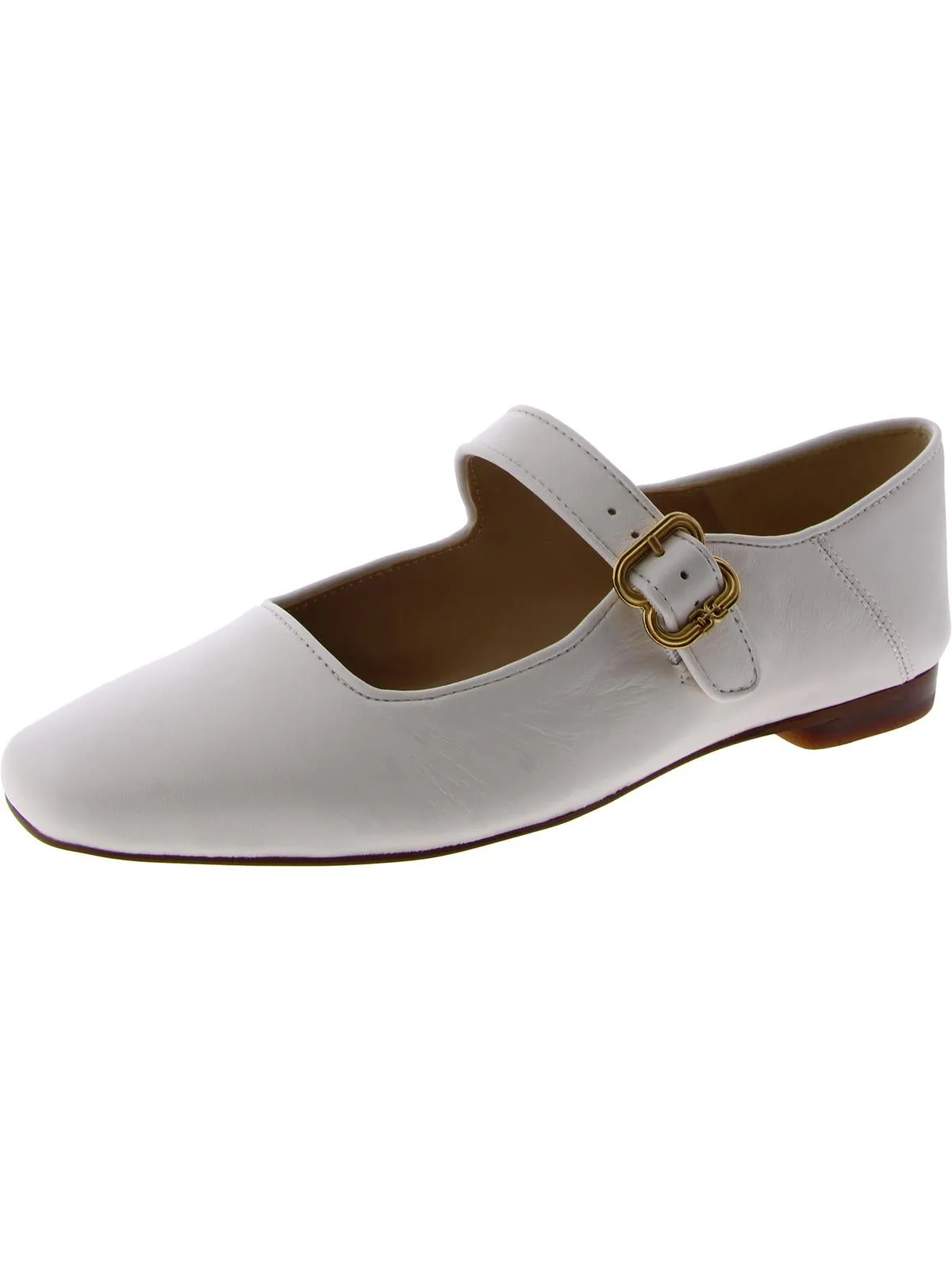 Michaela Womens Buckle Square Toe Mary Janes