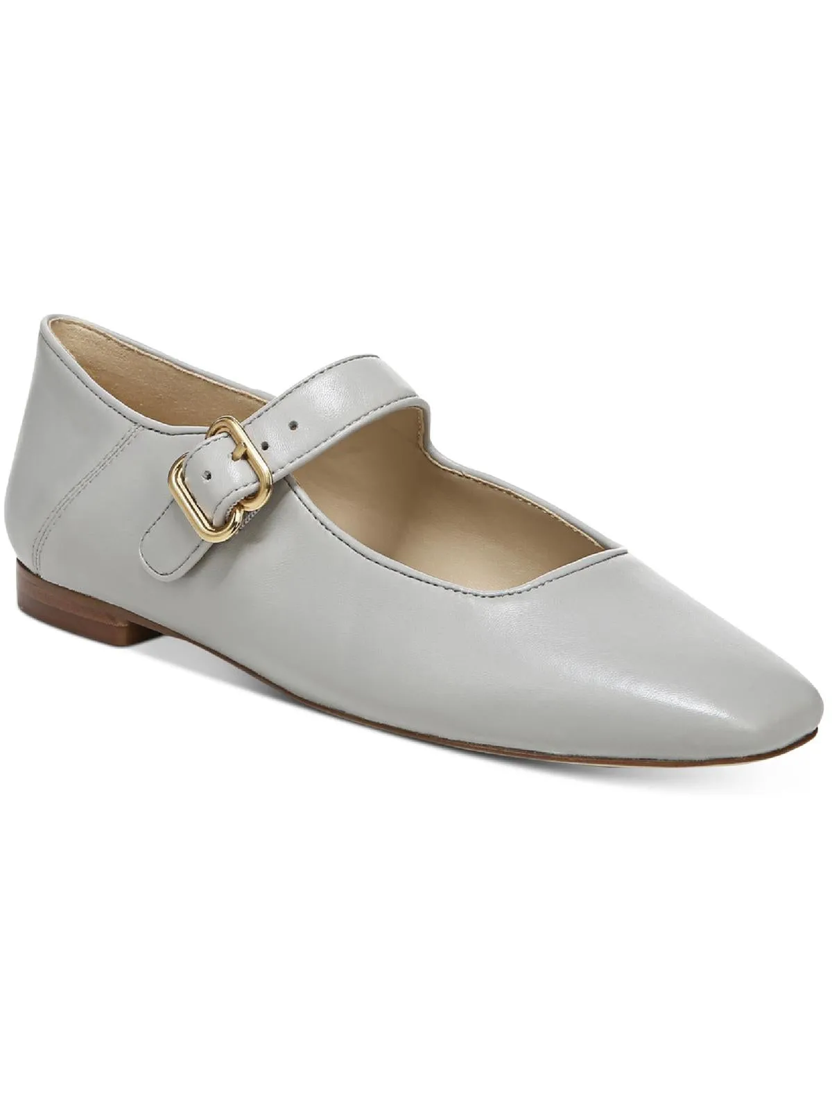 Michaela Womens Buckle Square Toe Mary Janes