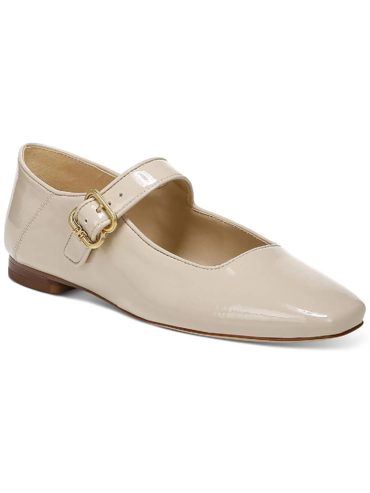 Michaela Womens Buckle Square Toe Mary Janes