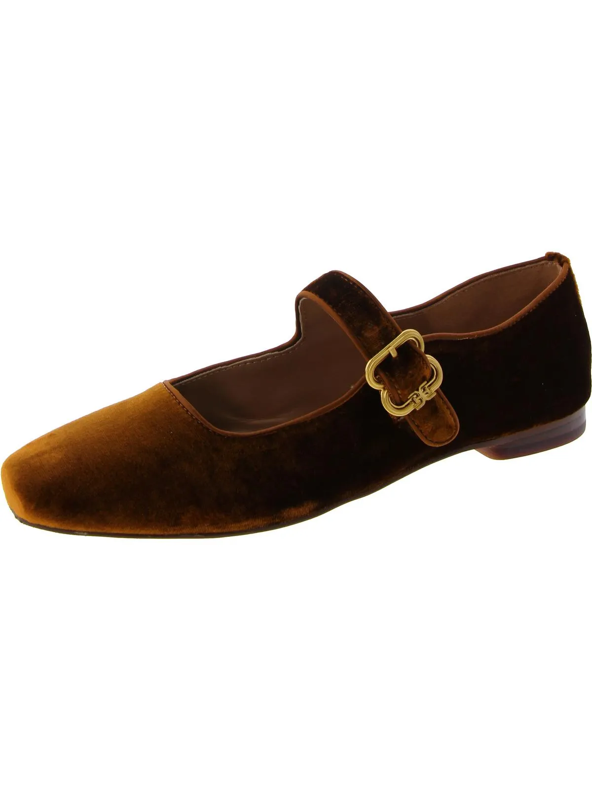 Michaela Womens Buckle Square Toe Mary Janes