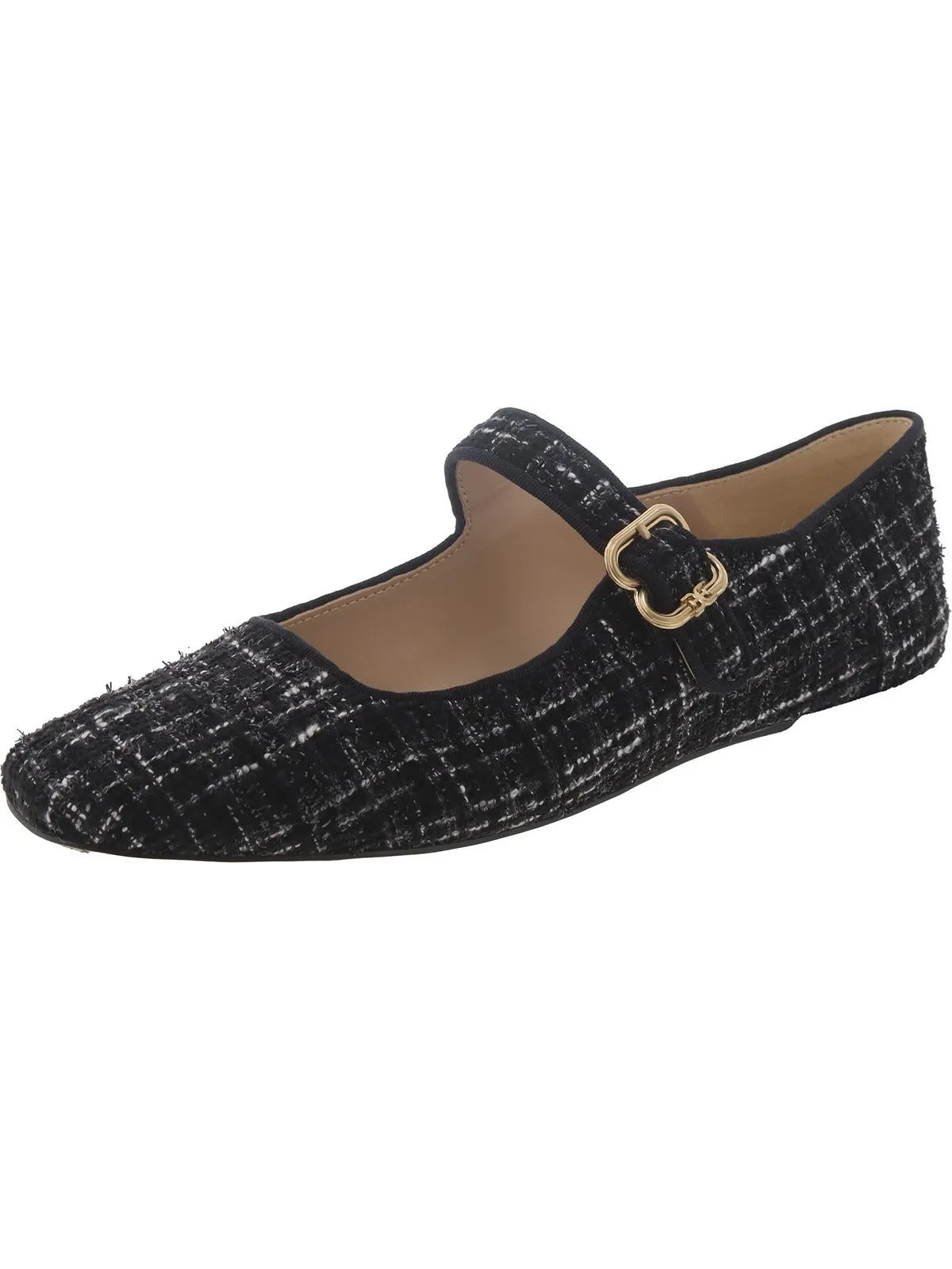 Michaela Womens Buckle Square Toe Mary Janes