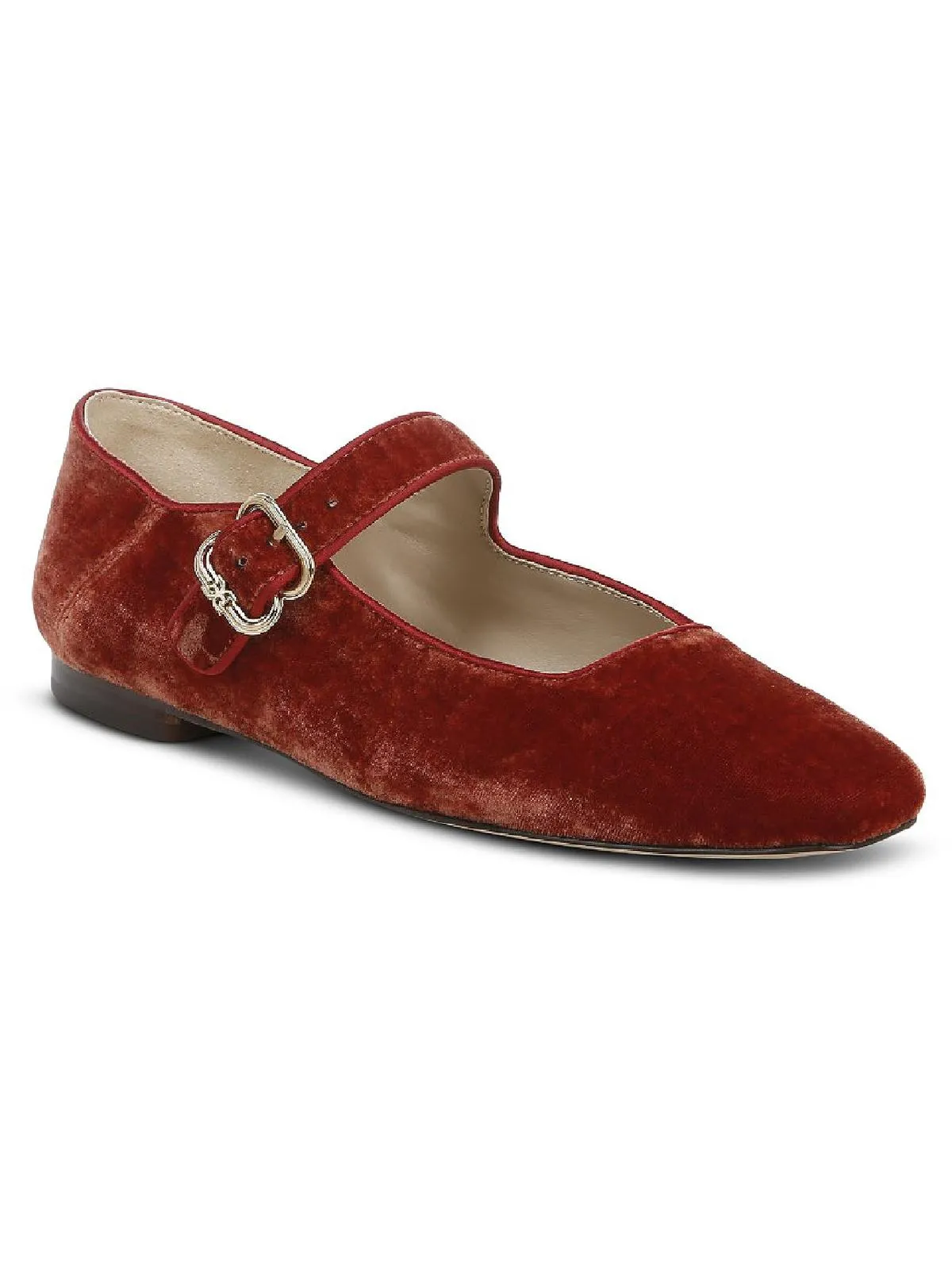 Michaela Womens Buckle Square Toe Mary Janes