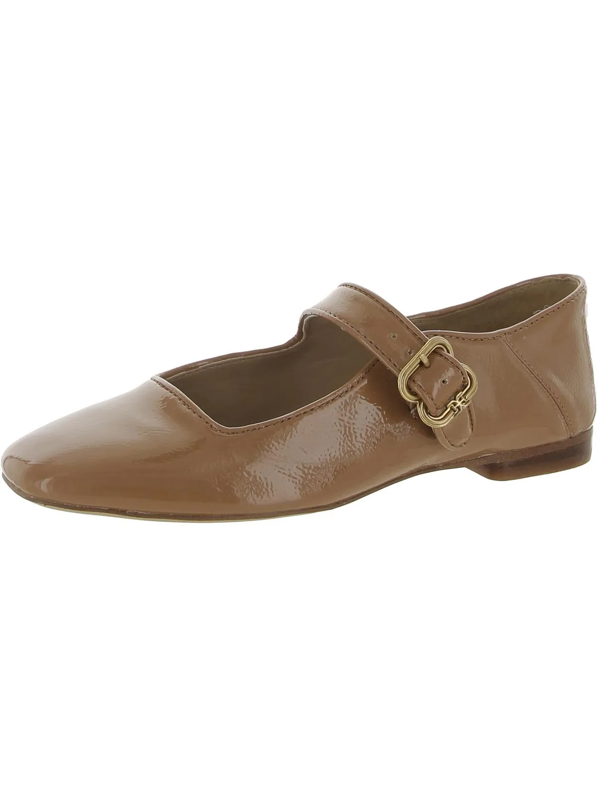 Michaela Womens Buckle Square Toe Mary Janes