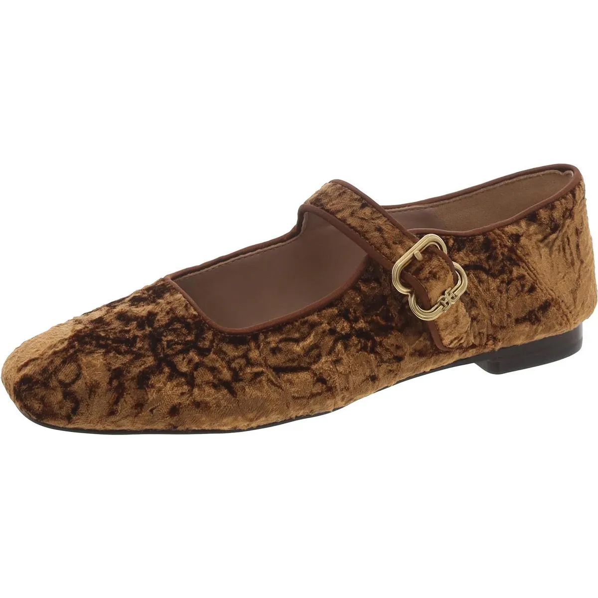 Michaela Womens Buckle Square Toe Mary Janes