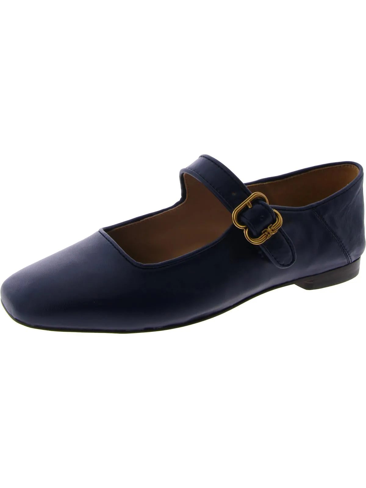 Michaela Womens Buckle Square Toe Mary Janes