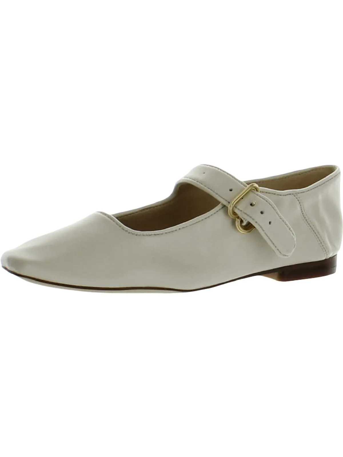 Michaela Womens Buckle Square Toe Mary Janes