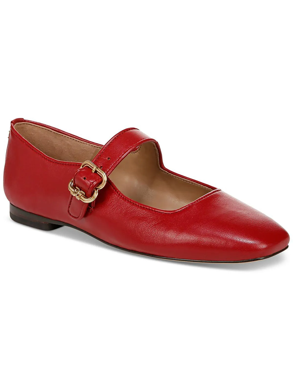 Michaela Womens Buckle Square Toe Mary Janes