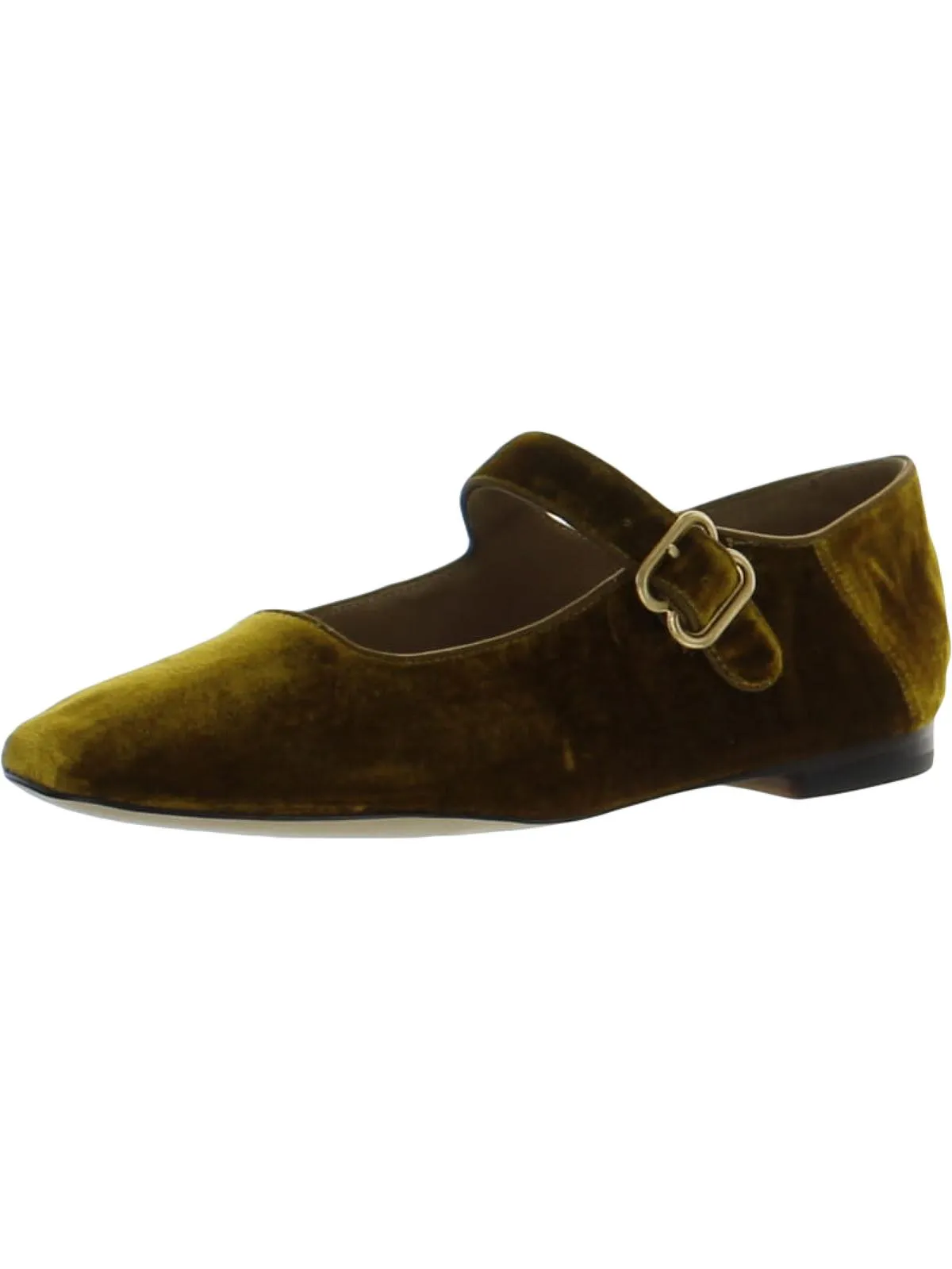 Michaela Womens Buckle Square Toe Mary Janes