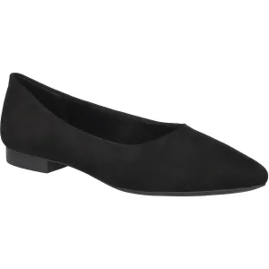 Mireya Womens Faux Suede Pointed Toe Ballet Flats