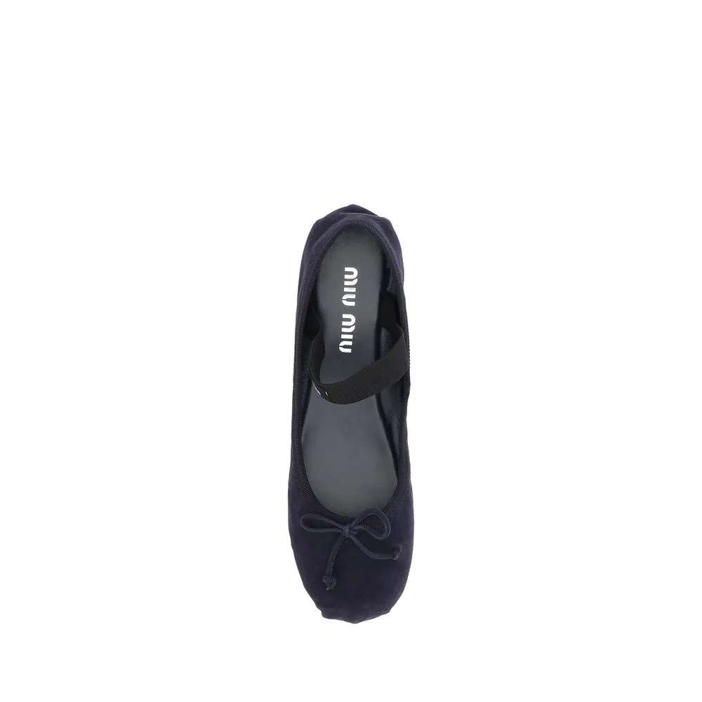Miu Miu Suede Women's Ballerinas