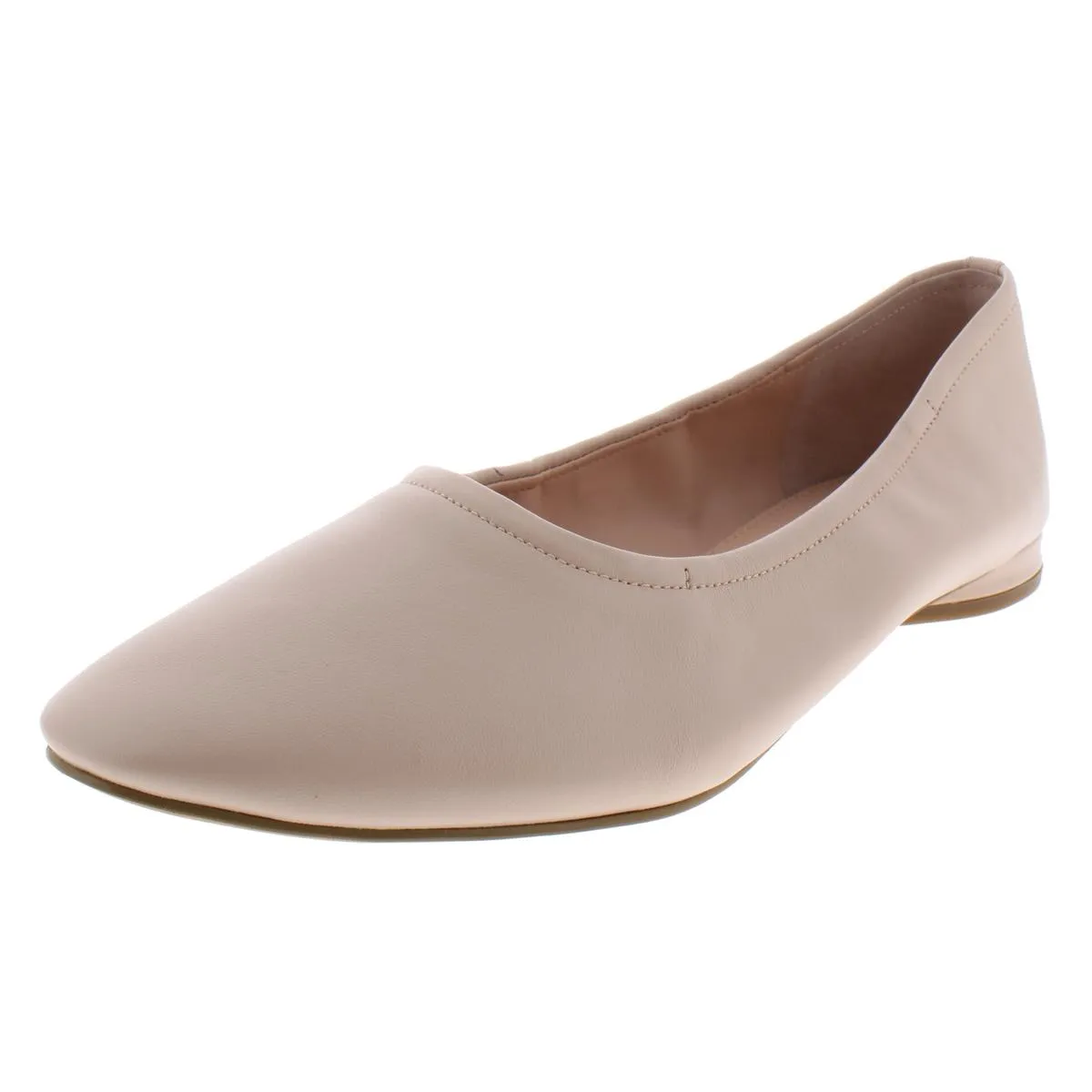 Myrina Womens Slub Slip On Ballet Flats