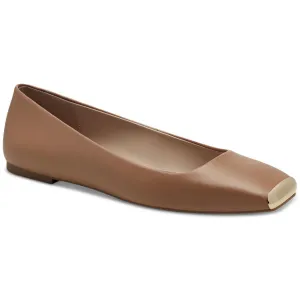 Neptoon Womens Metallic Faux Leather Ballet Flats