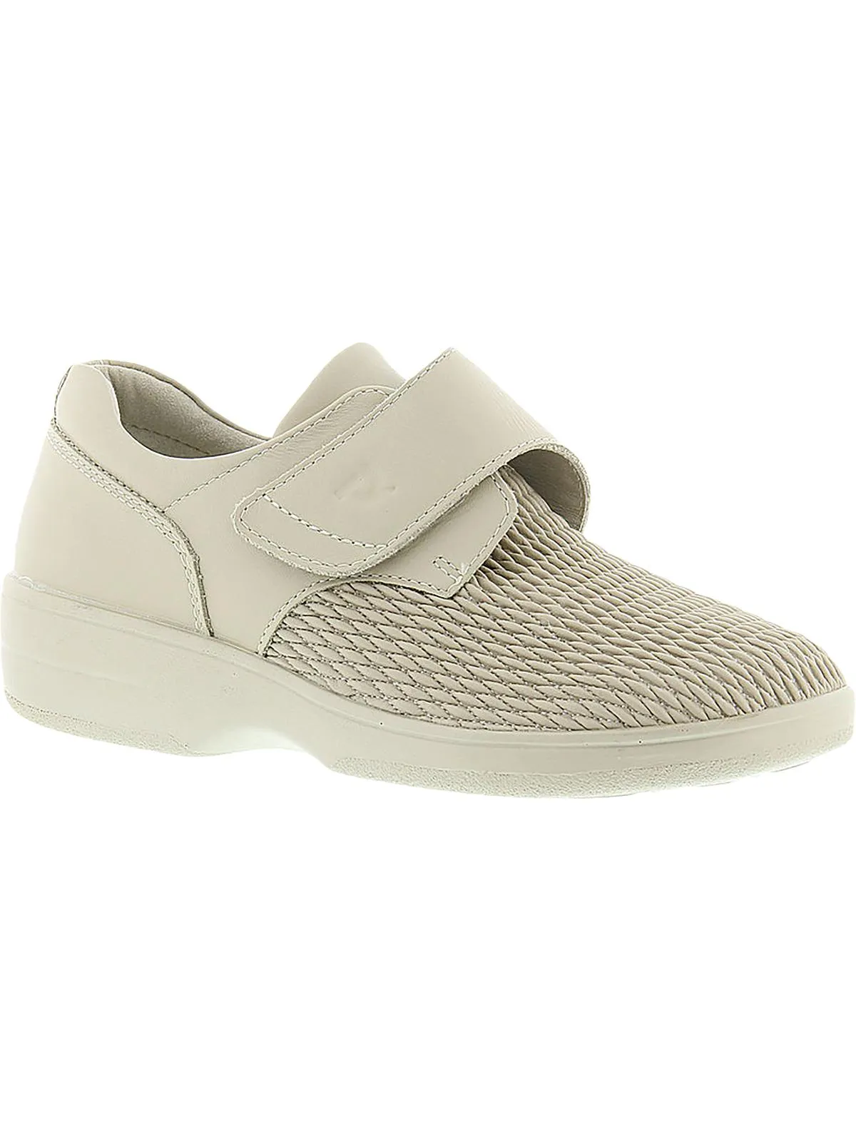 Olivia Womens Leather Monk Strap Clogs