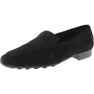 PAYNES Womens Solid Leather Slip-On Sneakers